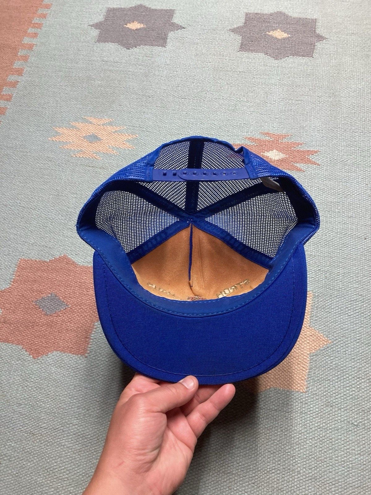 Vintage 80s trucker hat stroh’s beer gold leaf Tennessee made in USA Size ONE SIZE - 5 Thumbnail
