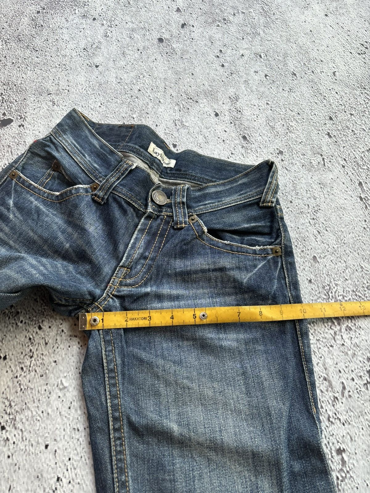 Hysteric Glamour 2000's wide leg Layla rose denim baggy style Size US 28 / EU 44 - 12 Thumbnail