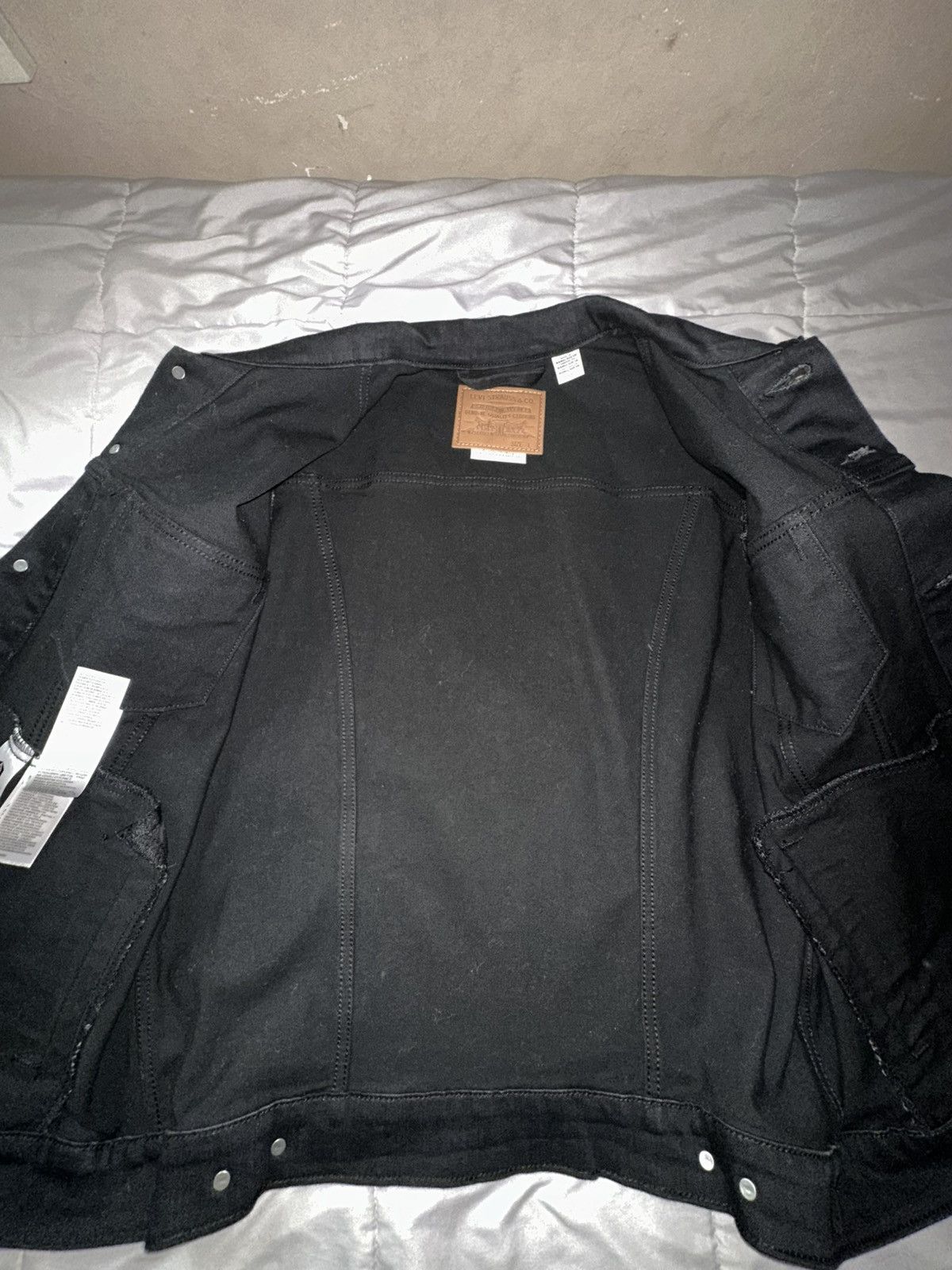 Levi's Men’s Levi’s Black Denim Jacket Size US XS / EU 42 / 0 - 4 Thumbnail