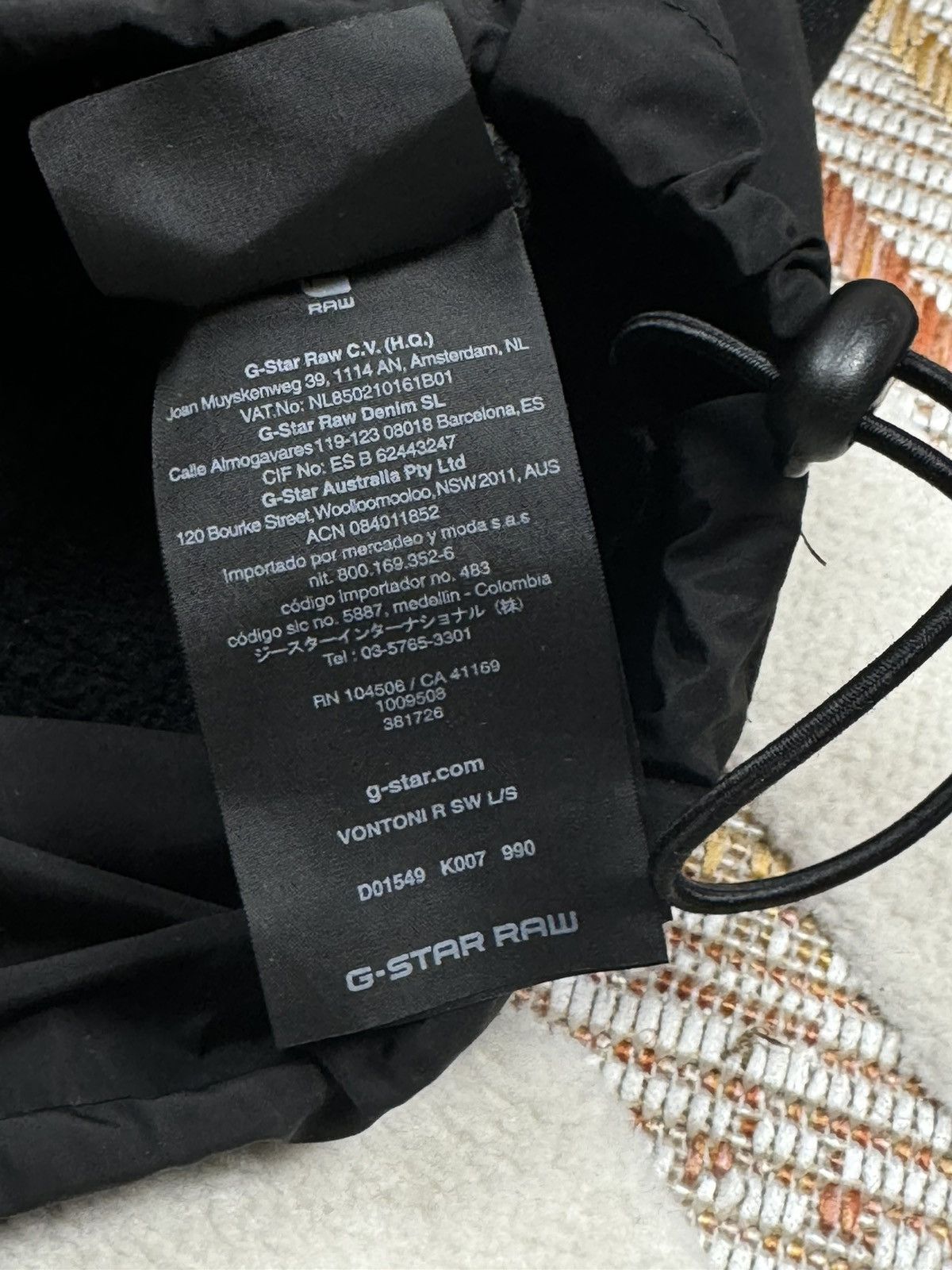 G-Star G-STAR RAW JUST THE PRODUCT DRILL Y2K SIZE S Size US S / EU 44-46 / 1 - 8 Thumbnail