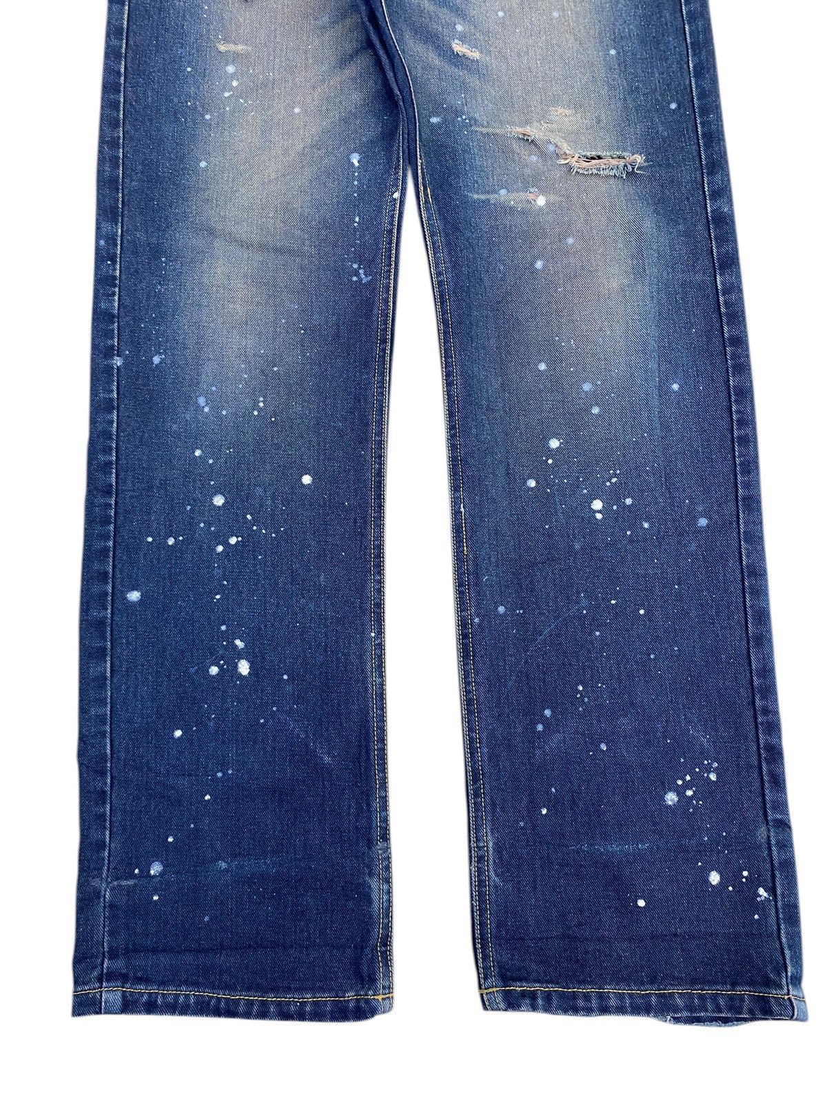 Japanese Brand Japanese Brand Splatter Paint Style Straight Cut Jeans Size US 28 / EU 44 - 10 Thumbnail