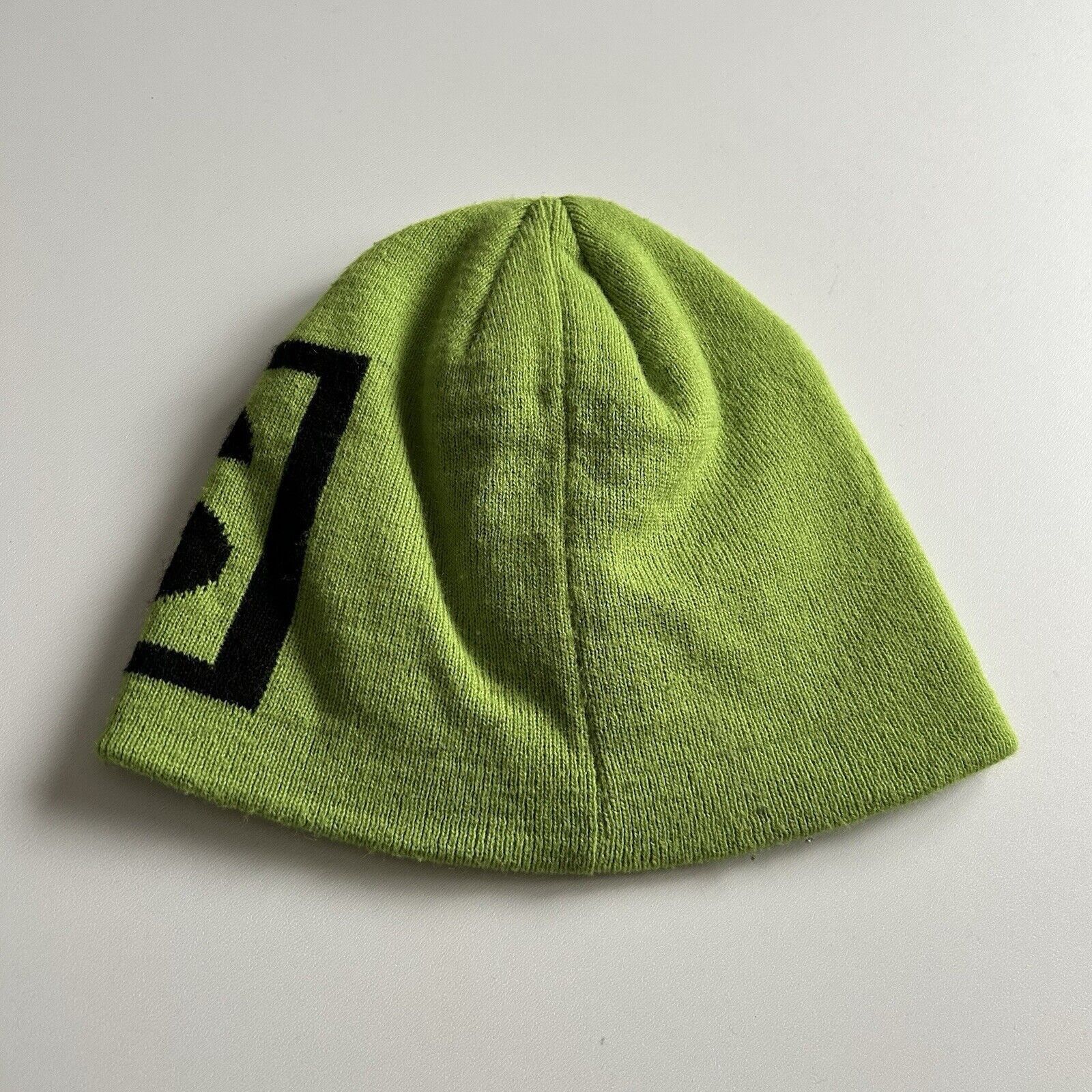 Stussy Stussy SS Link Logo Graphic Skully Beanie Neon Green Rare Size ONE SIZE - 3 Thumbnail