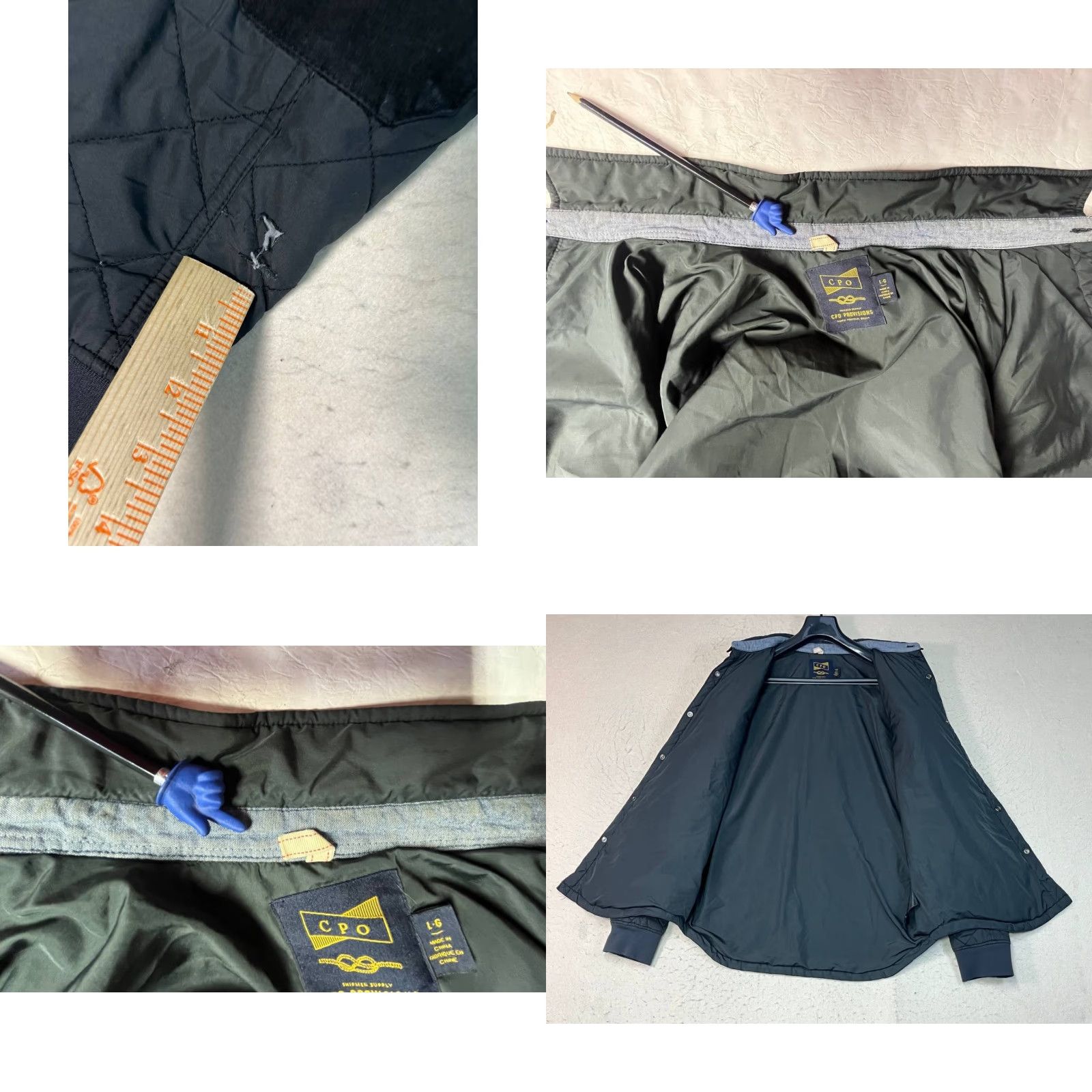 Vintage Line of Trade The Peak CPO Jacket Shacket Jacket Black L Mens Insulated Twill Coat Casual Vintage No Flaws Pics Size US L / EU 52-54 / 3 - 8 Thumbnail