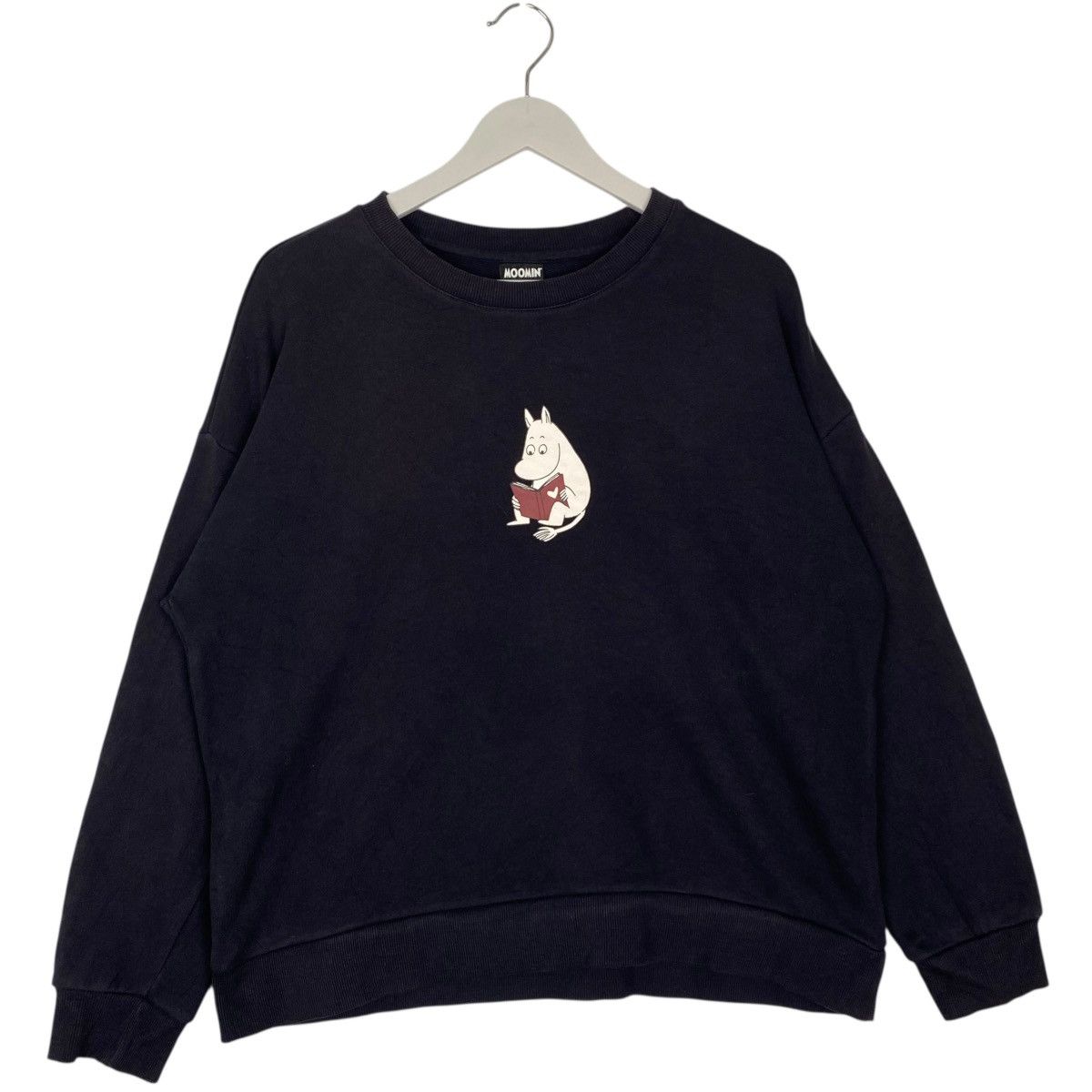 Vintage Vintage Moomin Sweatshirt Crewneck Black Baggy Style Size M Size US M / EU 48-50 / 2 - 4 Thumbnail