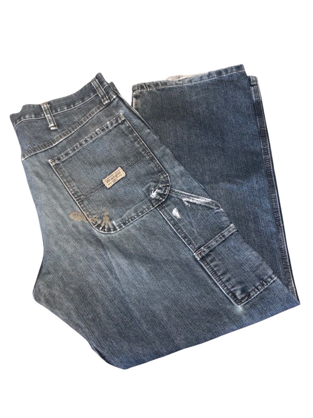 Wrangler Vintage Wrangler Painted Carpenter Jean Size US 34 / EU 50 - 6 Thumbnail