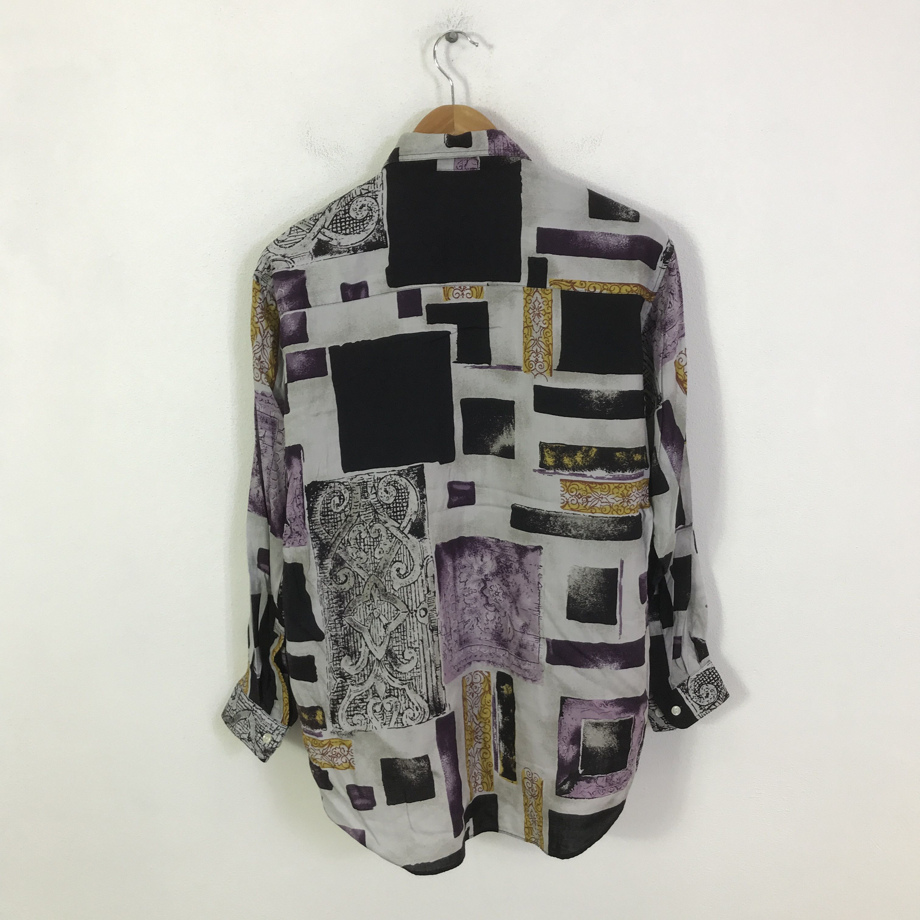 Japanese Brand volpe long sleeve button up shirt K93B45 Size US M / EU 48-50 / 2 - 3 Thumbnail