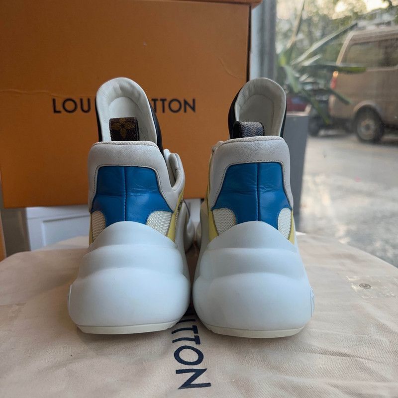 Louis Vuitton Louis Vuitton Archlight Wave Sneakers in Blue White Yellow Size US 7.5 / EU 40-41 - 3 Thumbnail
