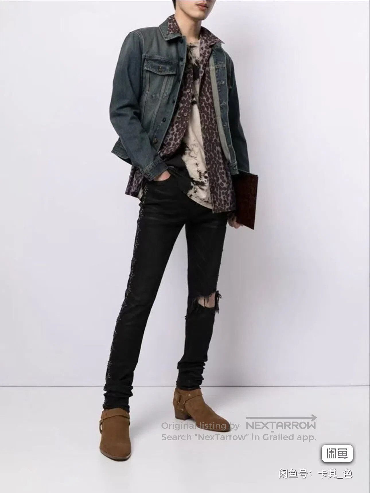 Saint Laurent Paris Saint Laurent Paris Suede Chelsea boots with buckle men's Size US 9 / EU 42 - 2 Thumbnail