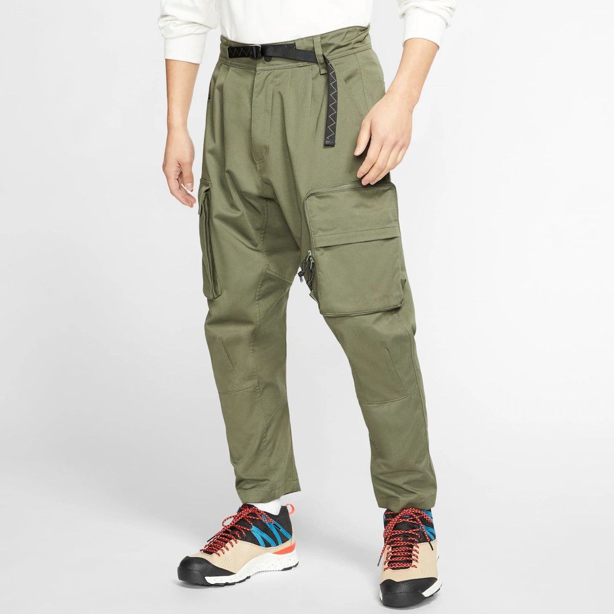 Nike ACG Nike ACG X Errolson Hugh Technical Swamp Green Cargo Pants Size US 30 / EU 46 - 5 Thumbnail