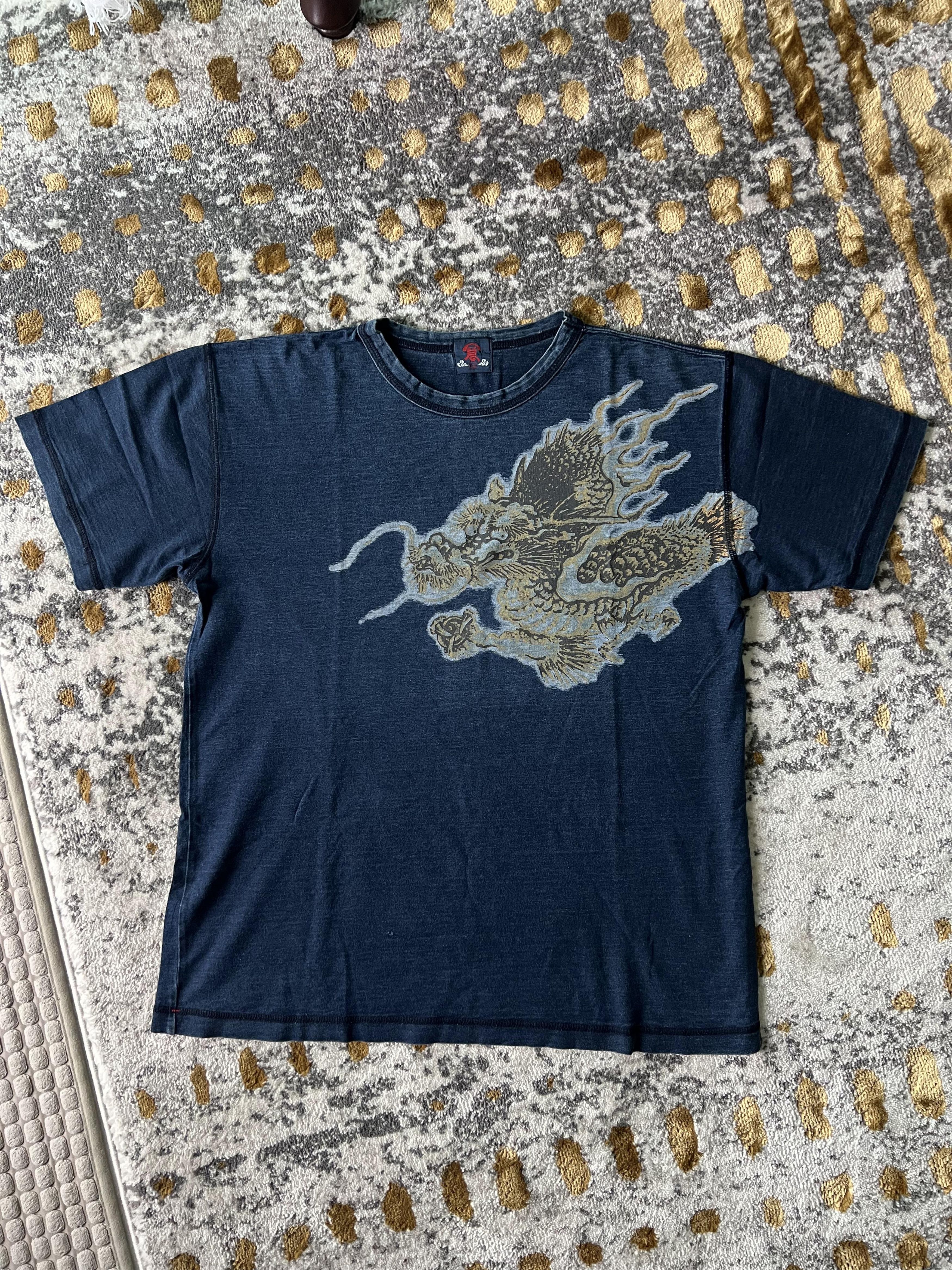 45rpm × Eternal × Indigo Eternal indigo denim dragon t shirt Size US M / EU 48-50 / 2 - 1 Thumbnail