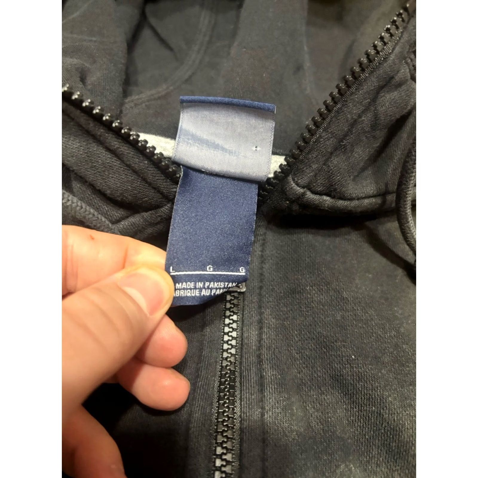 Nike VINTAGE Nike Mens Hoodie Full Zip Black Size L Size US L / EU 52-54 / 3 - 2 Thumbnail
