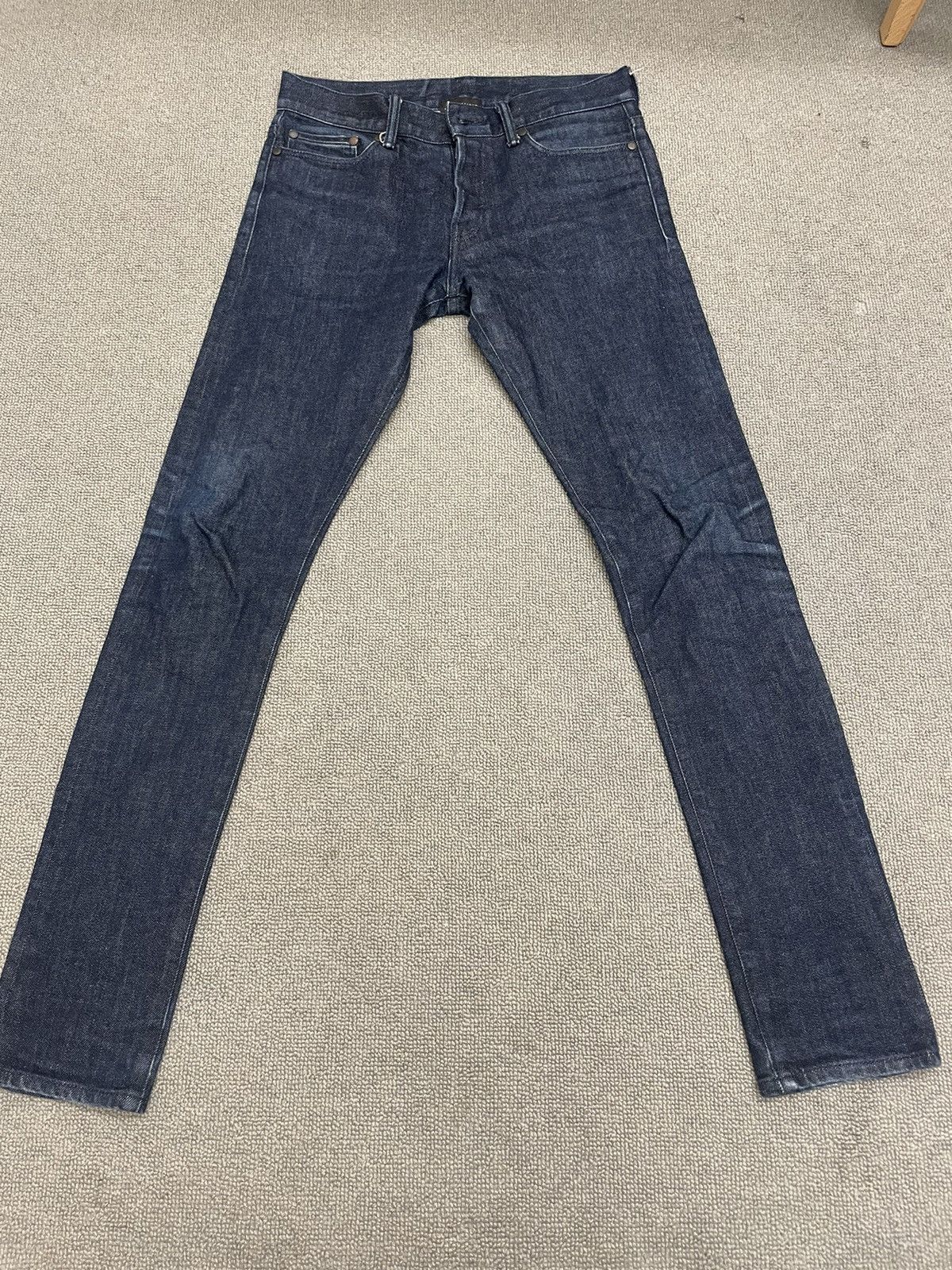 John Elliott John Elliott Dark Blue Skinny Jeans Size US 28 / EU 44 - 1 Thumbnail