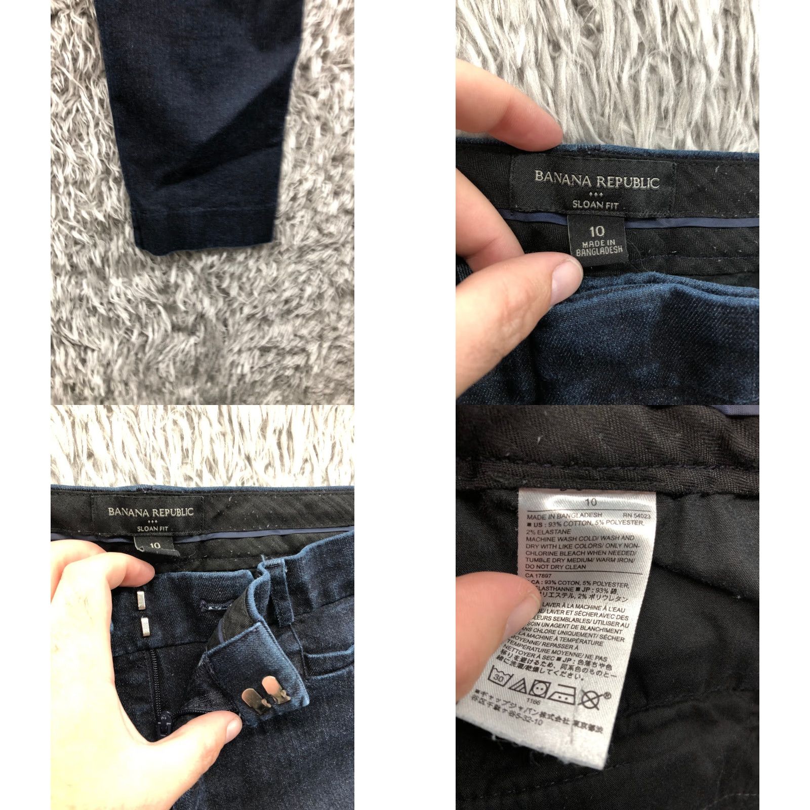 Banana Republic Banana Republic Sloan Jeans Size 10 Womens Mid Rise Dark Wash Blue Denim Size 32" / US 10 / IT 46 - 8 Thumbnail