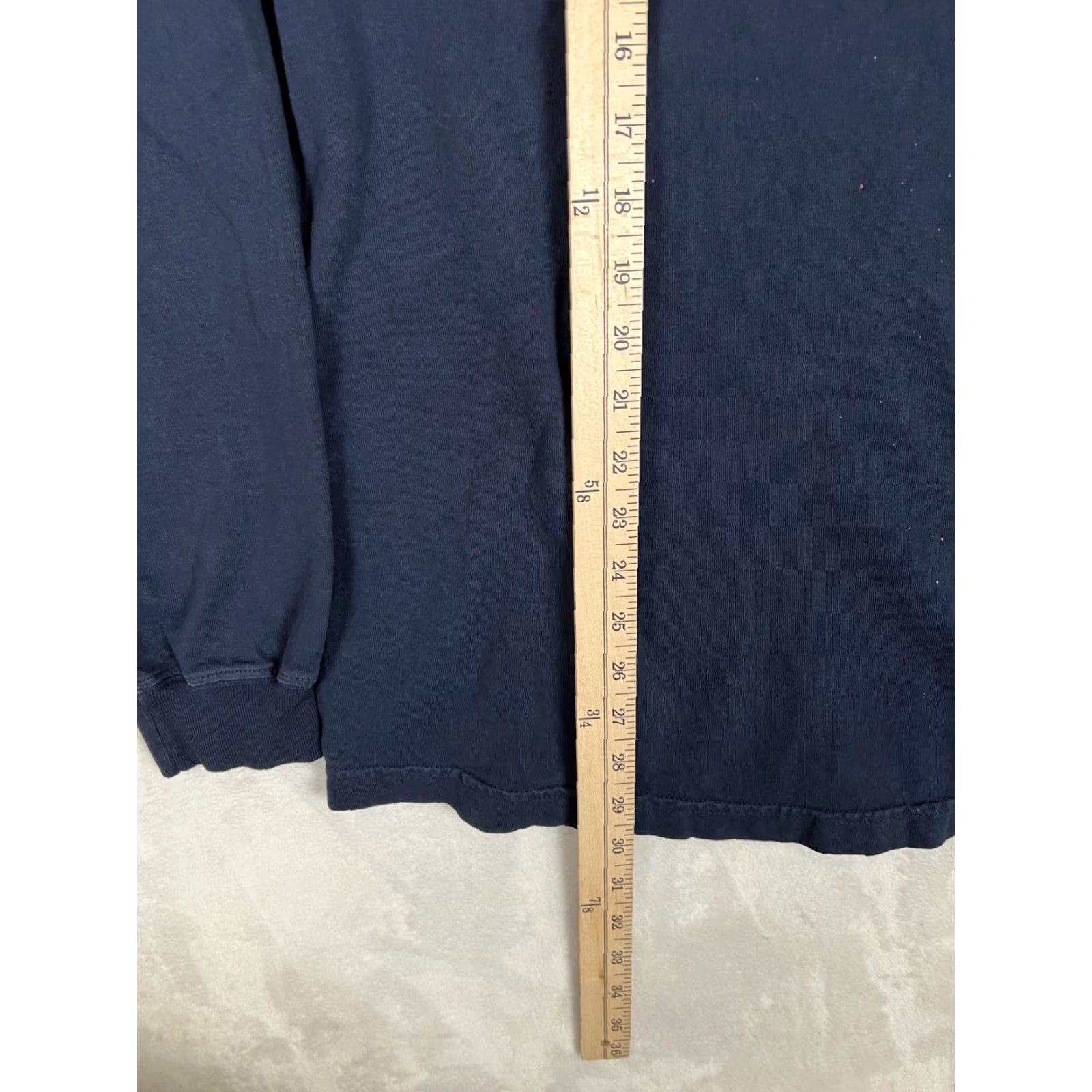 ESPIRIT Spirit Jersey Shirt Mens Long Sleeve XL Navy Blue Mandalay Beach California Crew Neck Graphic Print 90s Travel Coast Beach Size US XL / EU 56 / 4 - 6 Thumbnail