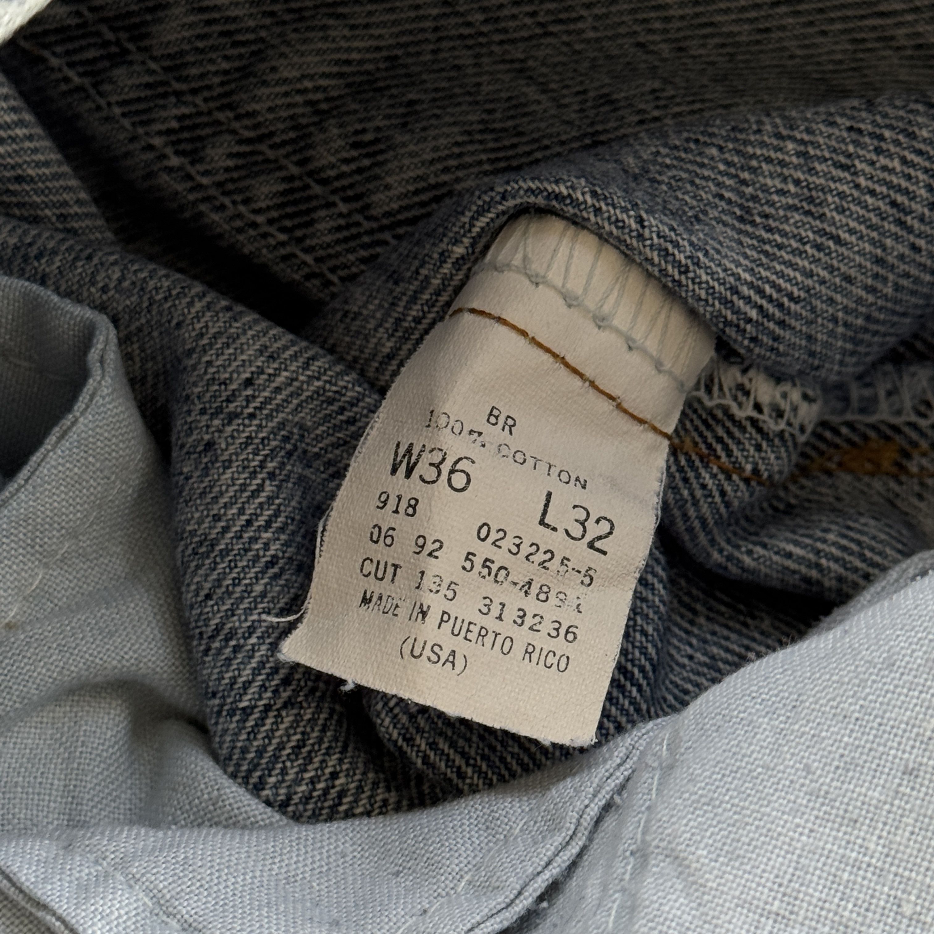 Levi's Vintage 90s Levi's 550 Baggy Washed Blue Jeans Size US 36 / EU 52 - 9 Thumbnail