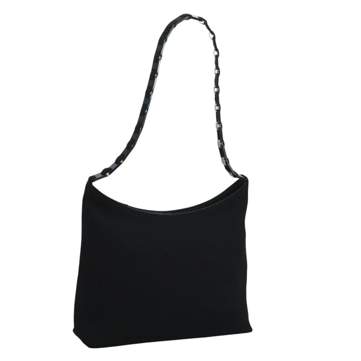 Salvatore Ferragamo Salvatore Ferragamo Shoulder Bag Canvas Black Size ONE SIZE - 1 Thumbnail