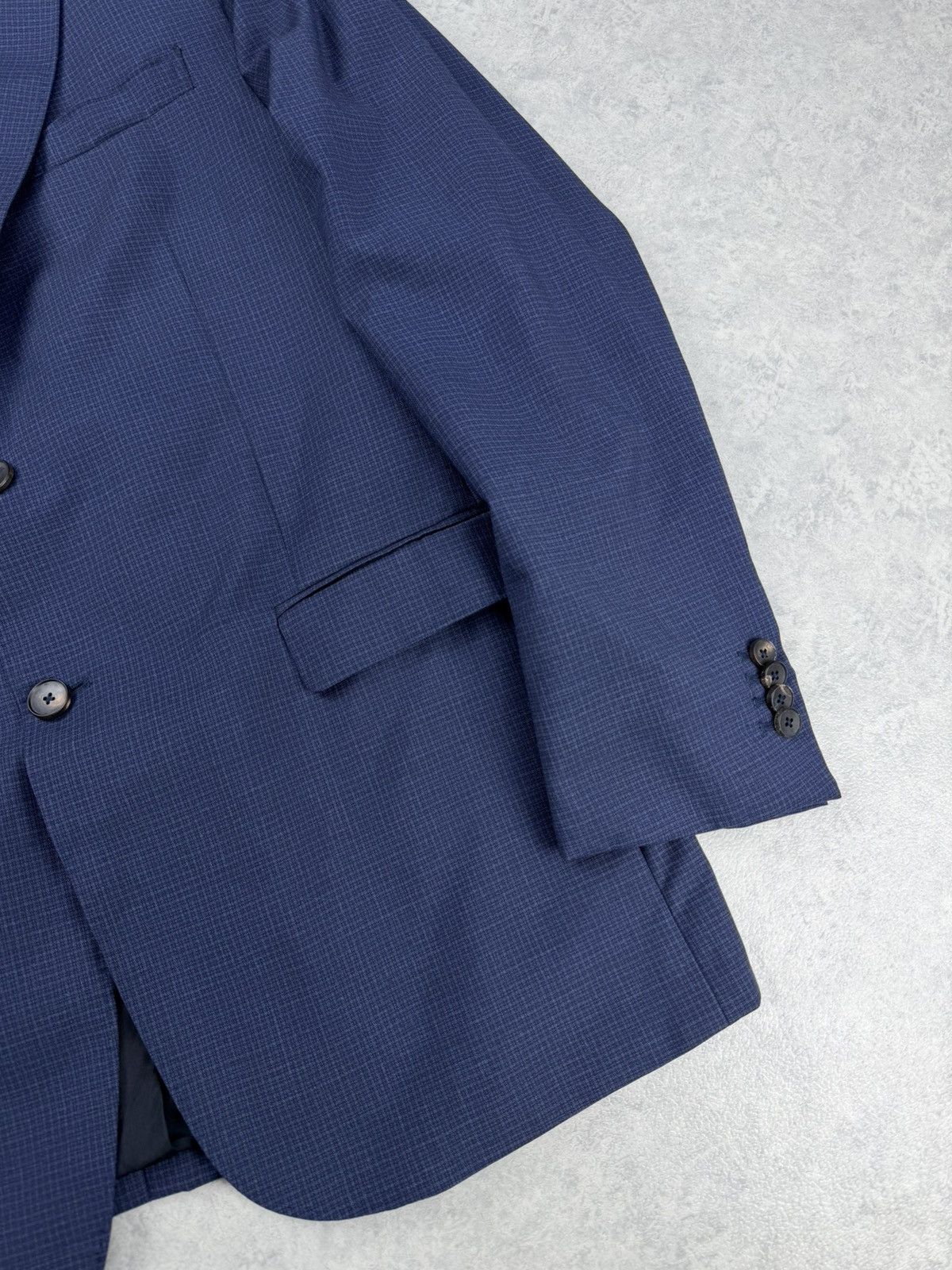 Ermenegildo Zegna Ermenegildo Zegna Navy Wool Blazer Jacket Size 52R Drop 7 Size 42R - 2 Thumbnail