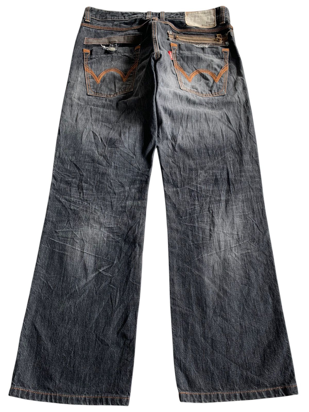 Kapital VINTAGE EDWIN BLUE TRIP NAVAJO FADED&RUSTY JAPANESE DENIM Size US 34 / EU 50 - 2 Thumbnail