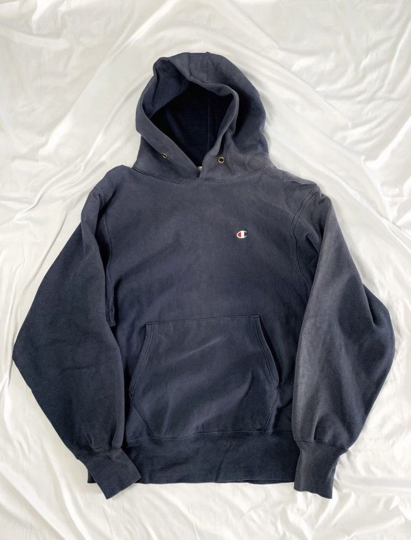 Vintage Vintage hoodie champion faded 80-90s Size US M / EU 48-50 / 2 - 9 Thumbnail