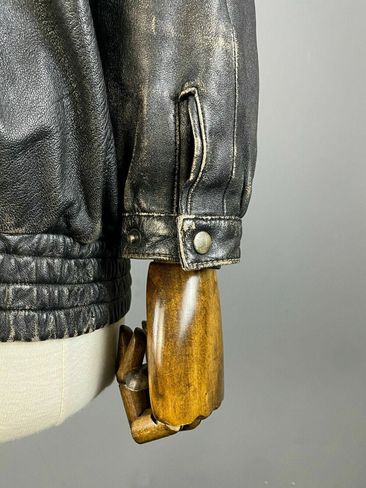 JET SET Ladies Jet Set Black Genuin Leather Jacket Size 36 Size M / US 6-8 / IT 42-44 - 8 Thumbnail