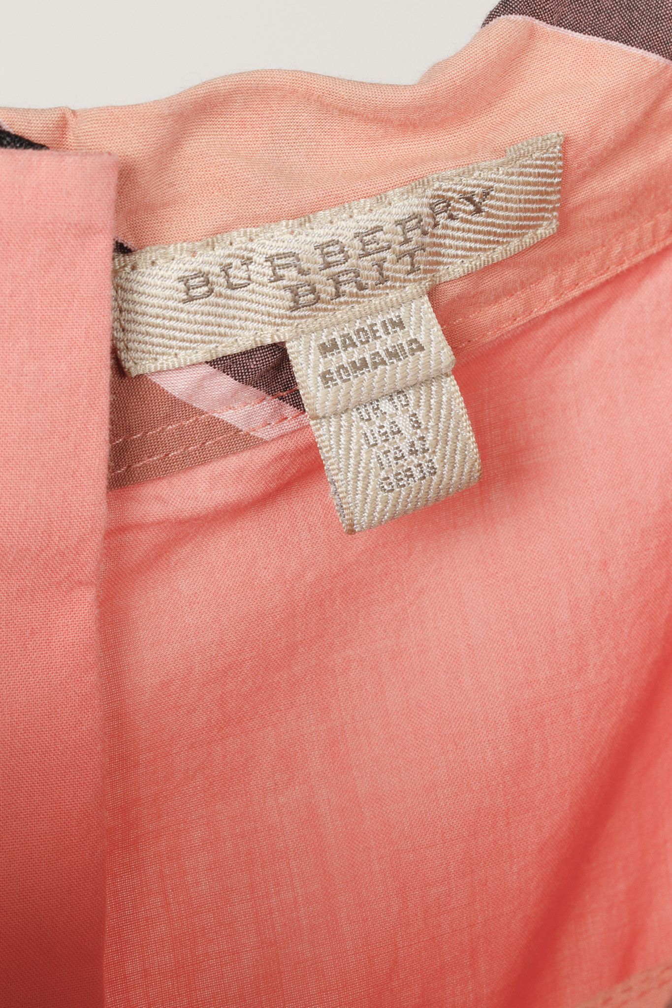 Burberry Burberry Brit Pink Check Belted Sheath Dress Size M / US 6-8 / IT 42-44 - 4 Thumbnail