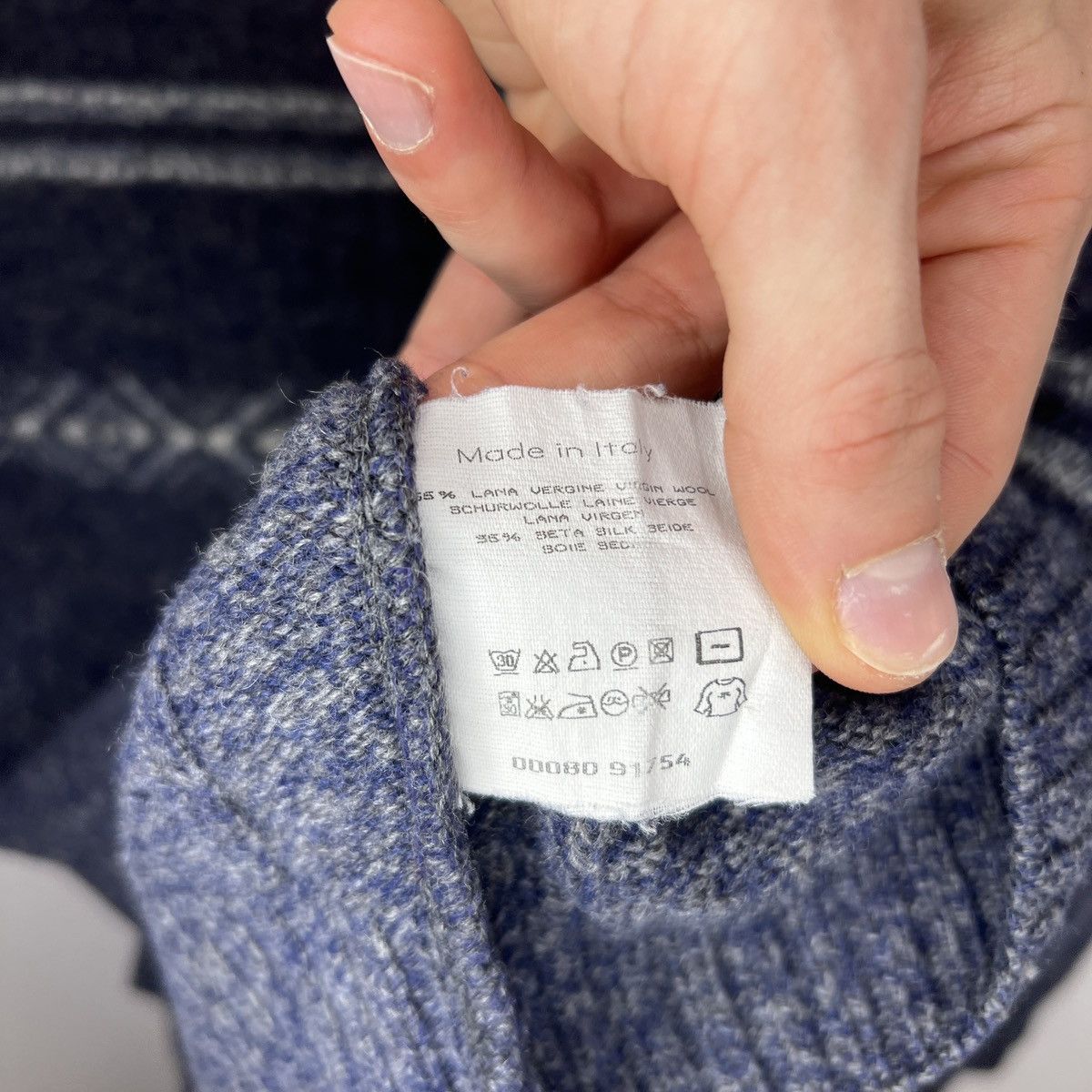 Designer × Hugo Boss × Vintage Vintage 90s Wool Silk Blend Hugo Boss Sweater Jumper Knit Size US L / EU 52-54 / 3 - 7 Thumbnail