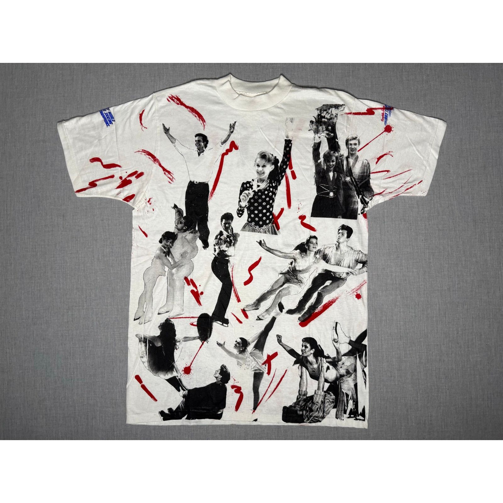 Vintage Vintage 1993 Figure Skating Champions All Over Print T-shirt Size US L / EU 52-54 / 3 - 1 Thumbnail