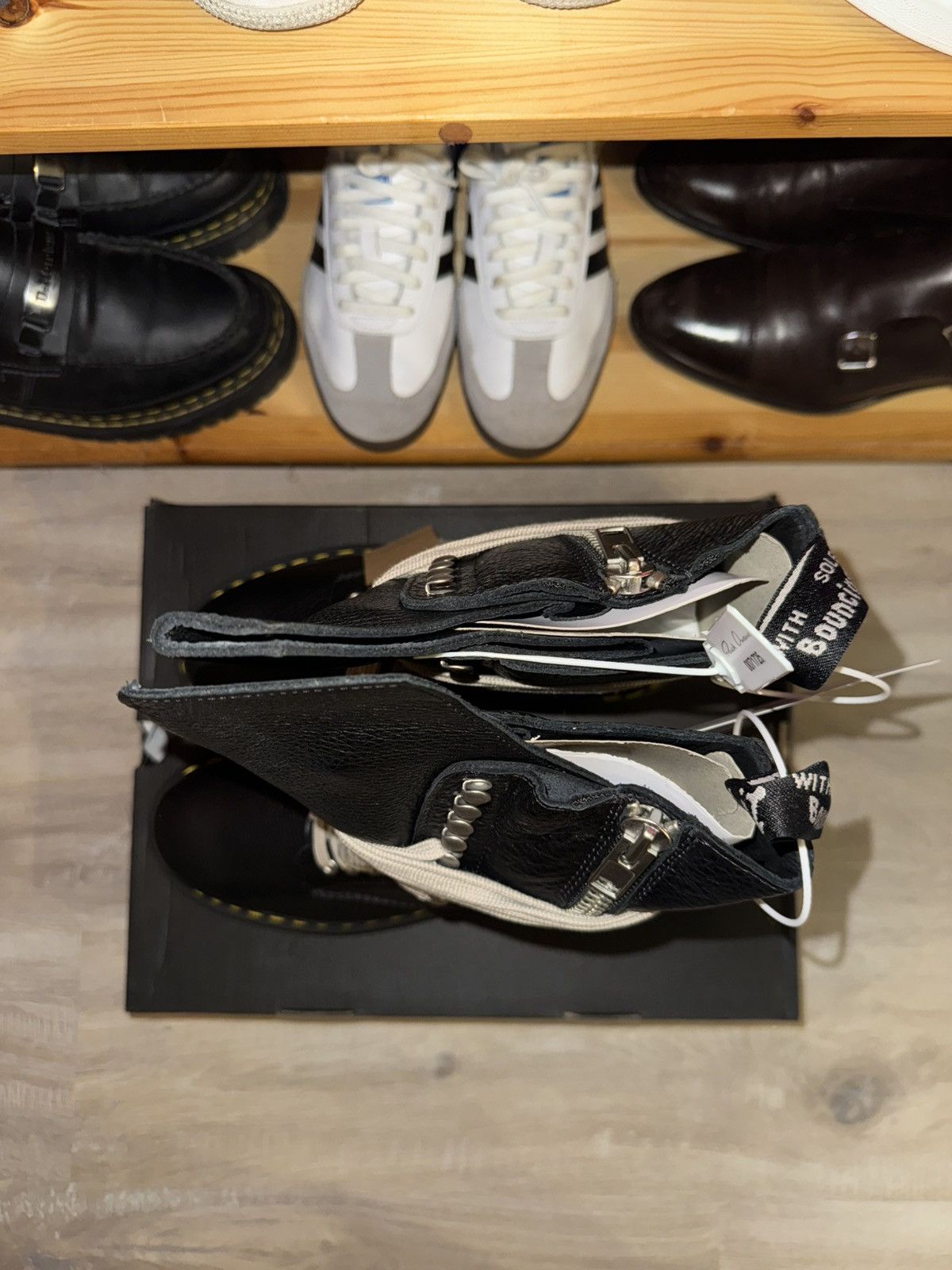 Dr. Martens × Rick Owens Dr. Martens x Rick Owens FW22 Strobe calf length boot Size US 9.5 / EU 42-43 - 3 Thumbnail