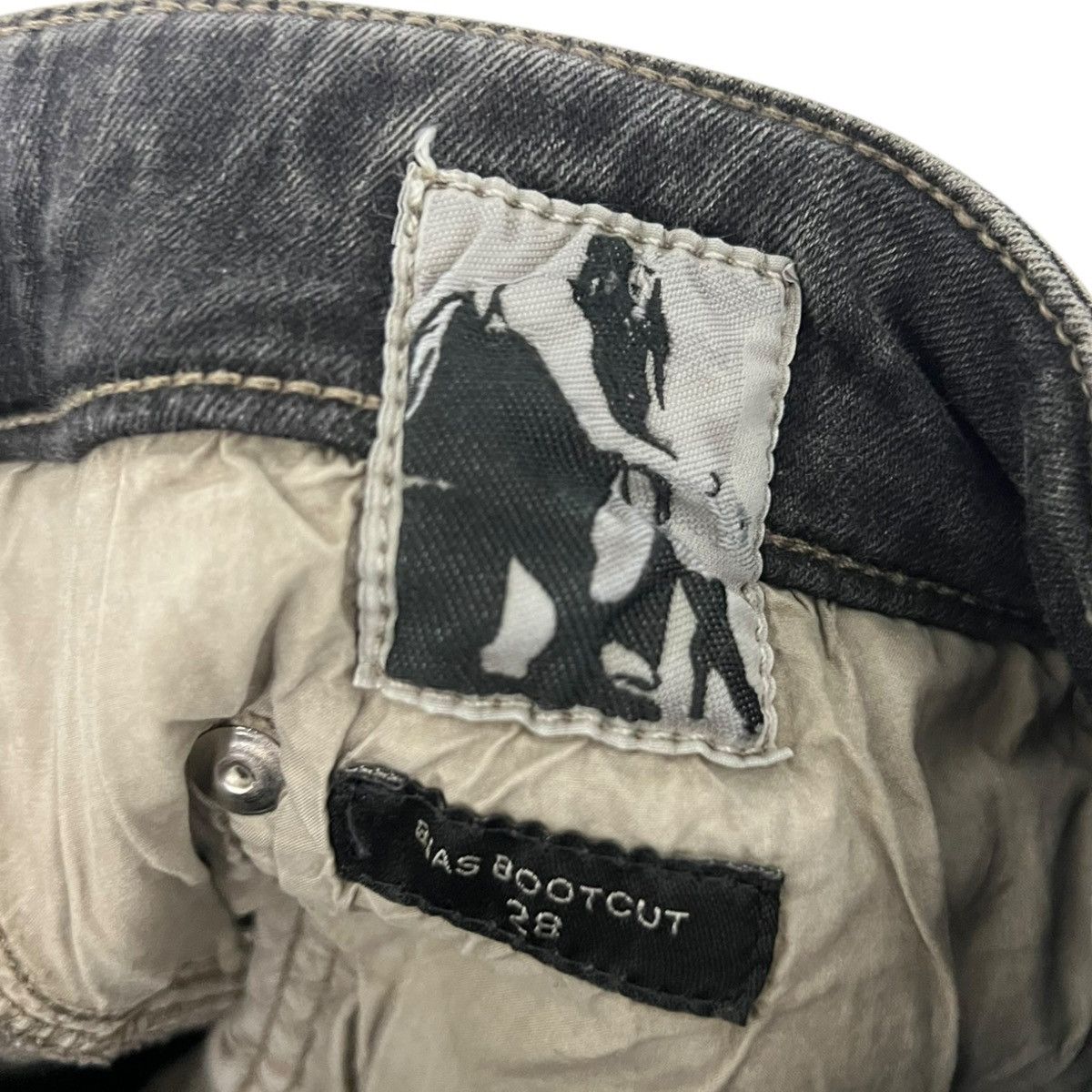 Rick Owens Rick owens bias bootcut denim Size US 28 / EU 44 - 4 Thumbnail