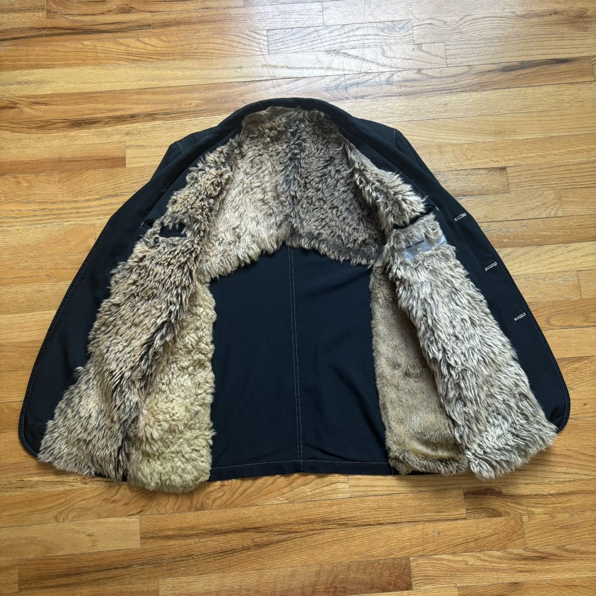 Comme des Garcons Homme FW2000 Faux-Fur Lined Tailored Jacket Size US M / EU 48-50 / 2 - 3 Thumbnail