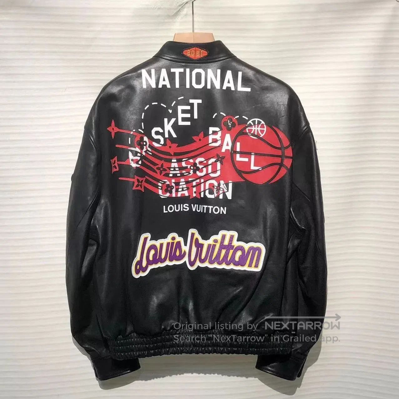Louis Vuitton Louis Vuitton x NBA FW21 Leather Jacket. Size US M / EU 48-50 / 2 - 2 Thumbnail