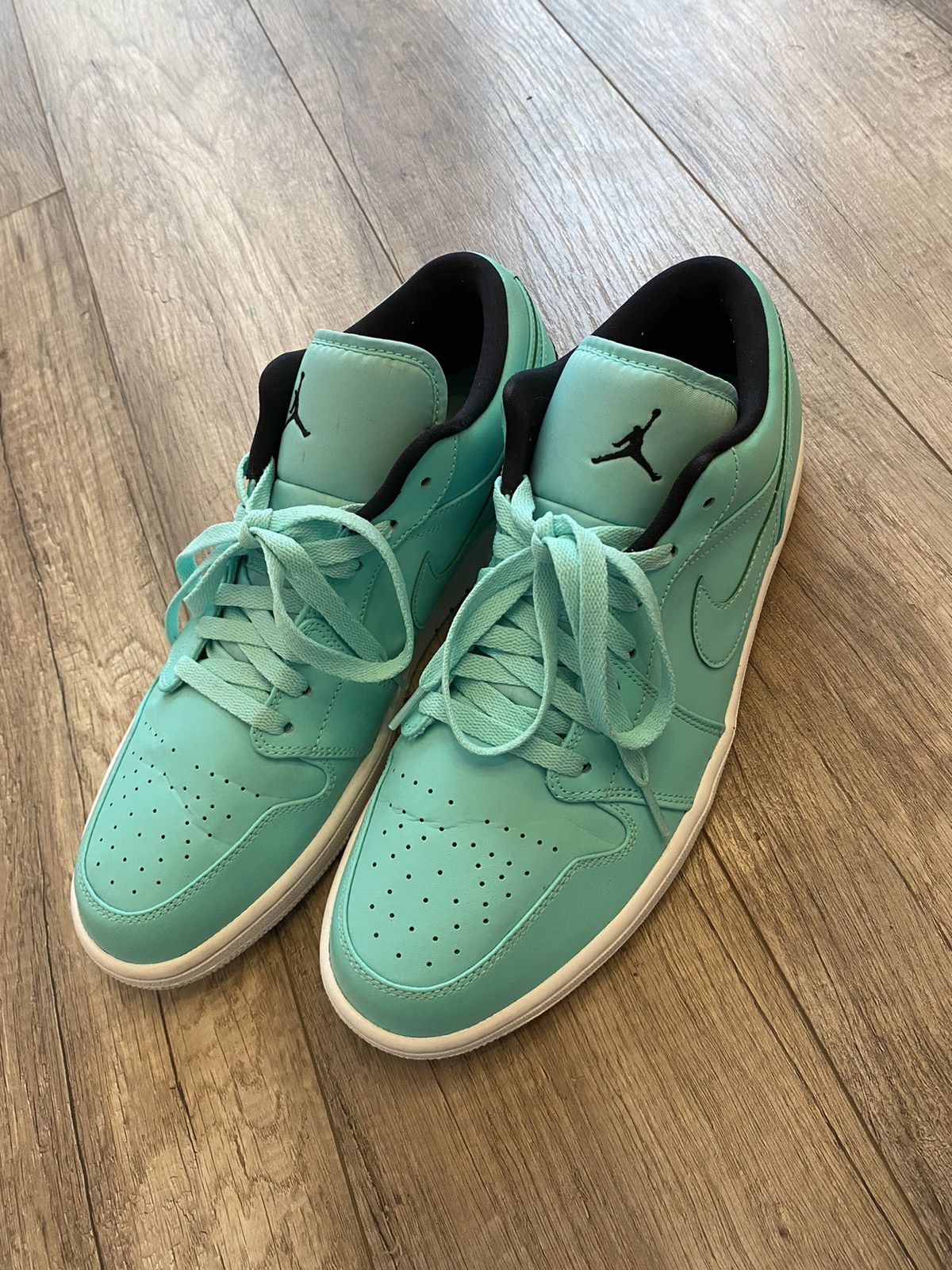 Jordan Brand × Nike Jordan 1 Low Hyper Turquoise Size US 12 / EU 45 - 1 Thumbnail
