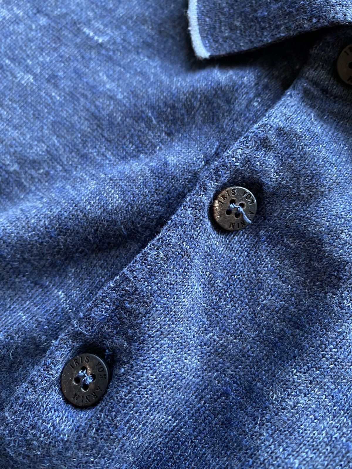 Iris von Arnim Iris von Arnim Uomo Relaxed Linen Polo Shirt Made in Italy Size US XXL / EU 58 / 5 - 7 Thumbnail