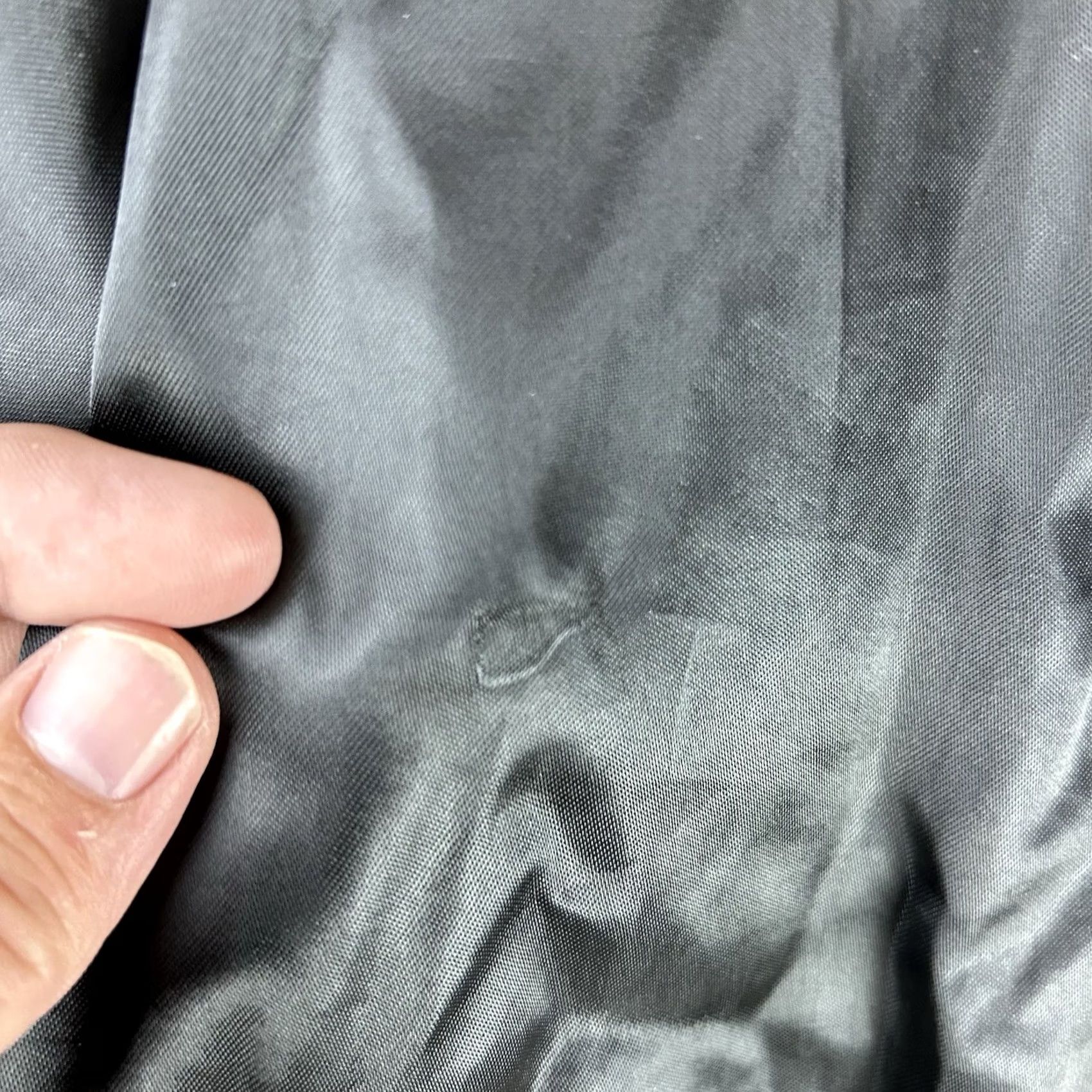 Osprey VINTAGE Westark Bomber Jacket Men’s 2XL Black Satin Nylon Snap Lining 85% Acetate 15% Nylon Military USA 80s 90s Osprey Tiltrotor Aircraft Mens Jacket Size US XXL / EU 58 / 5 - 4 Thumbnail