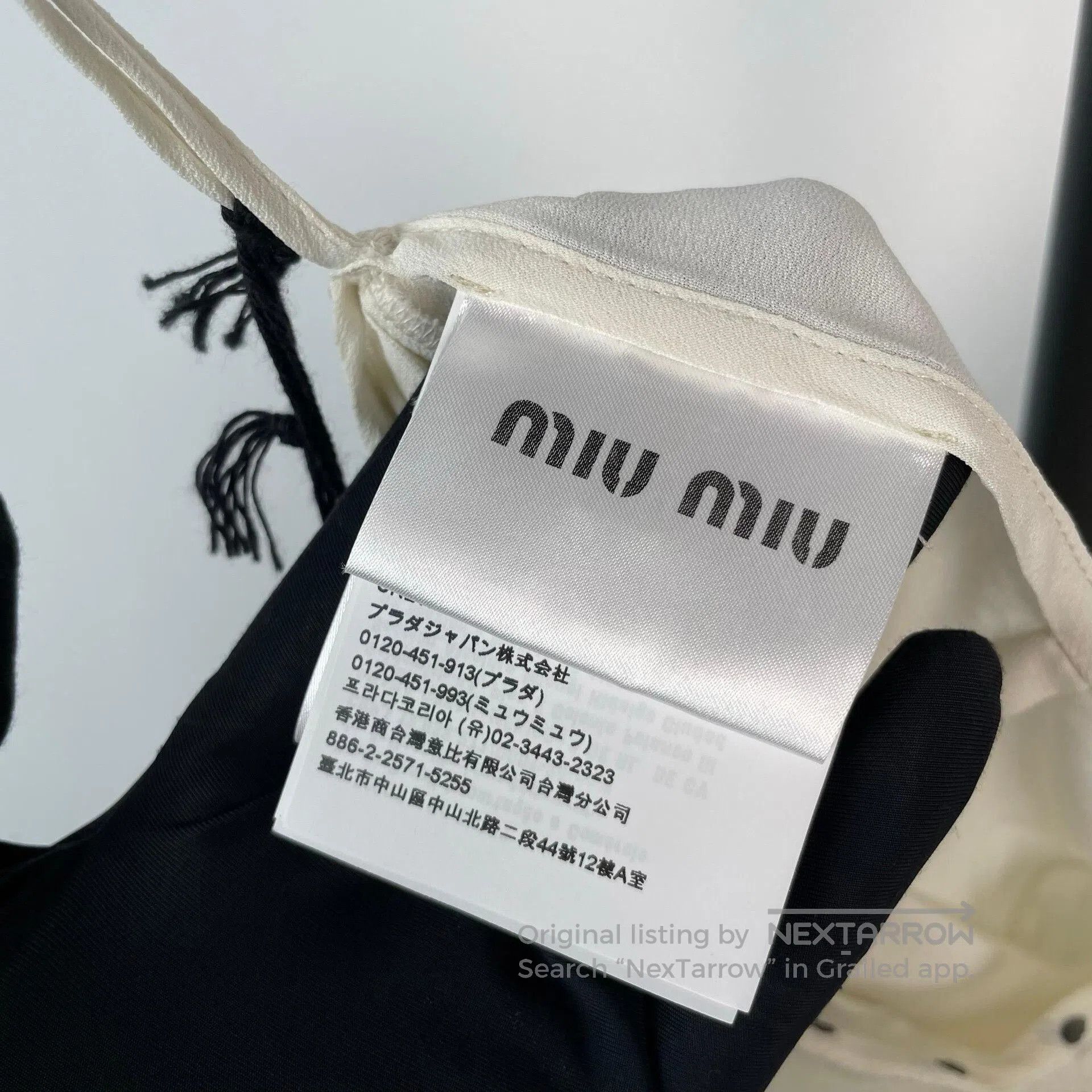 Miu Miu Miumiu Silk Polka Dot Skirt. Size 37" - 7 Thumbnail