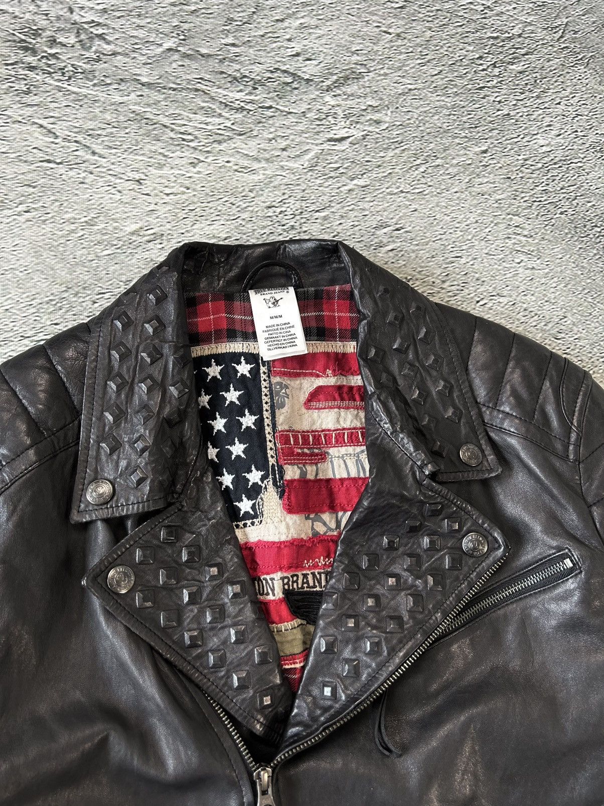 True Religion True Religion leather jacket black Y2K Avant Garde Size US M / EU 48-50 / 2 - 2 Thumbnail