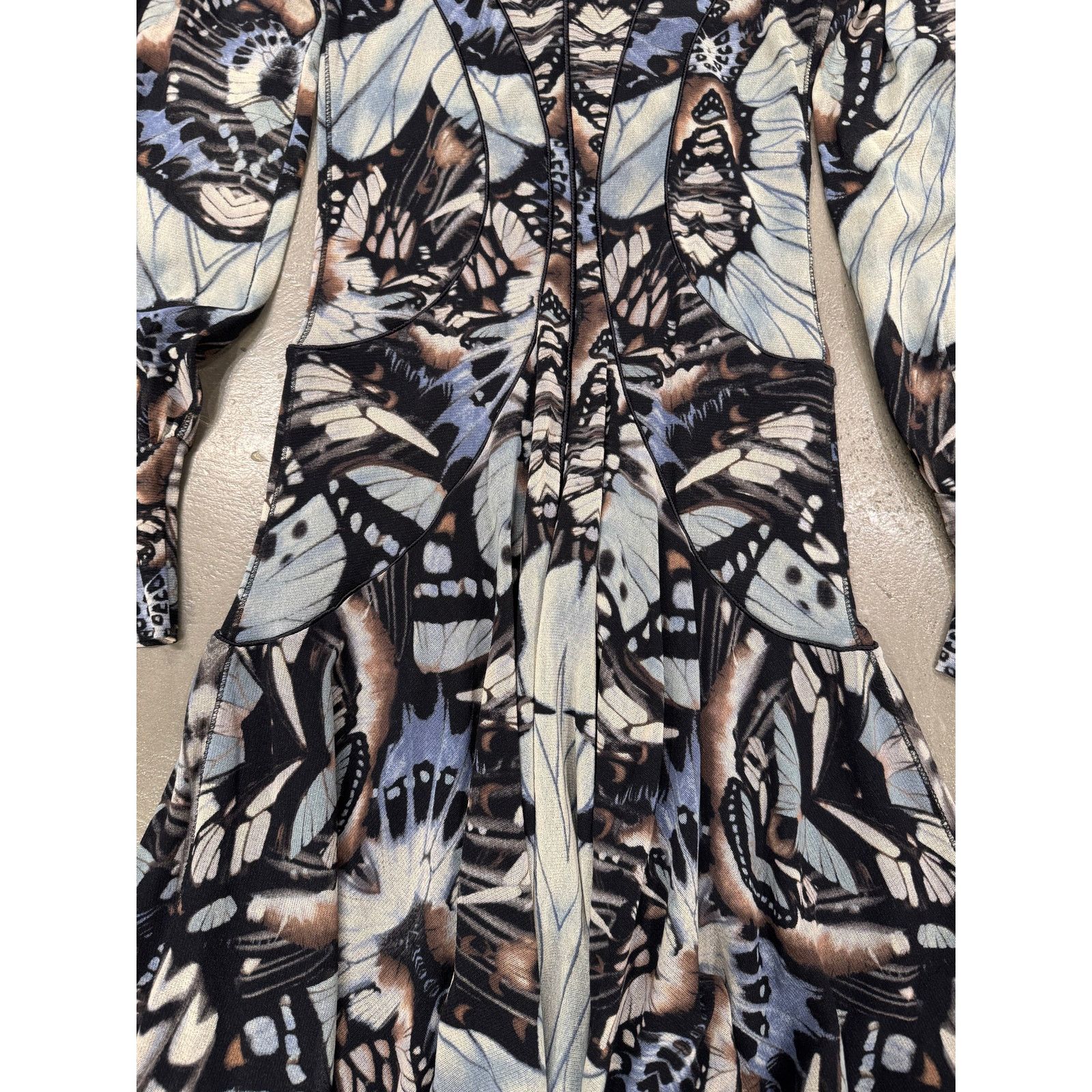 Jean Paul Gaultier 2003 Jean Paul Gaultier butterfly midi dress Size M / US 6-8 / IT 42-44 - 7 Thumbnail