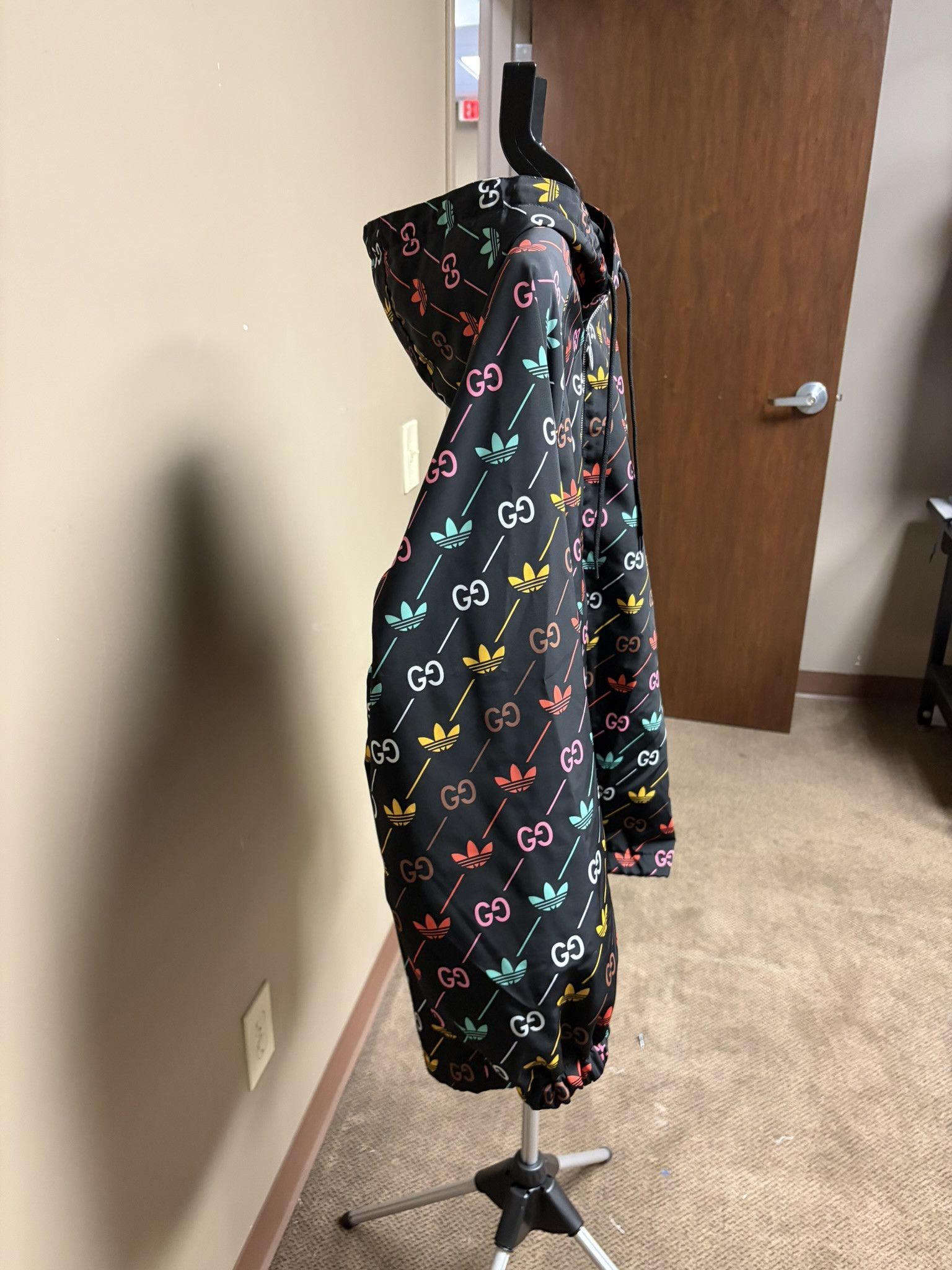 Adidas × Gucci Gucci Adidas Gg Trefoil Jacket Size US XL / EU 56 / 4 - 2 Thumbnail