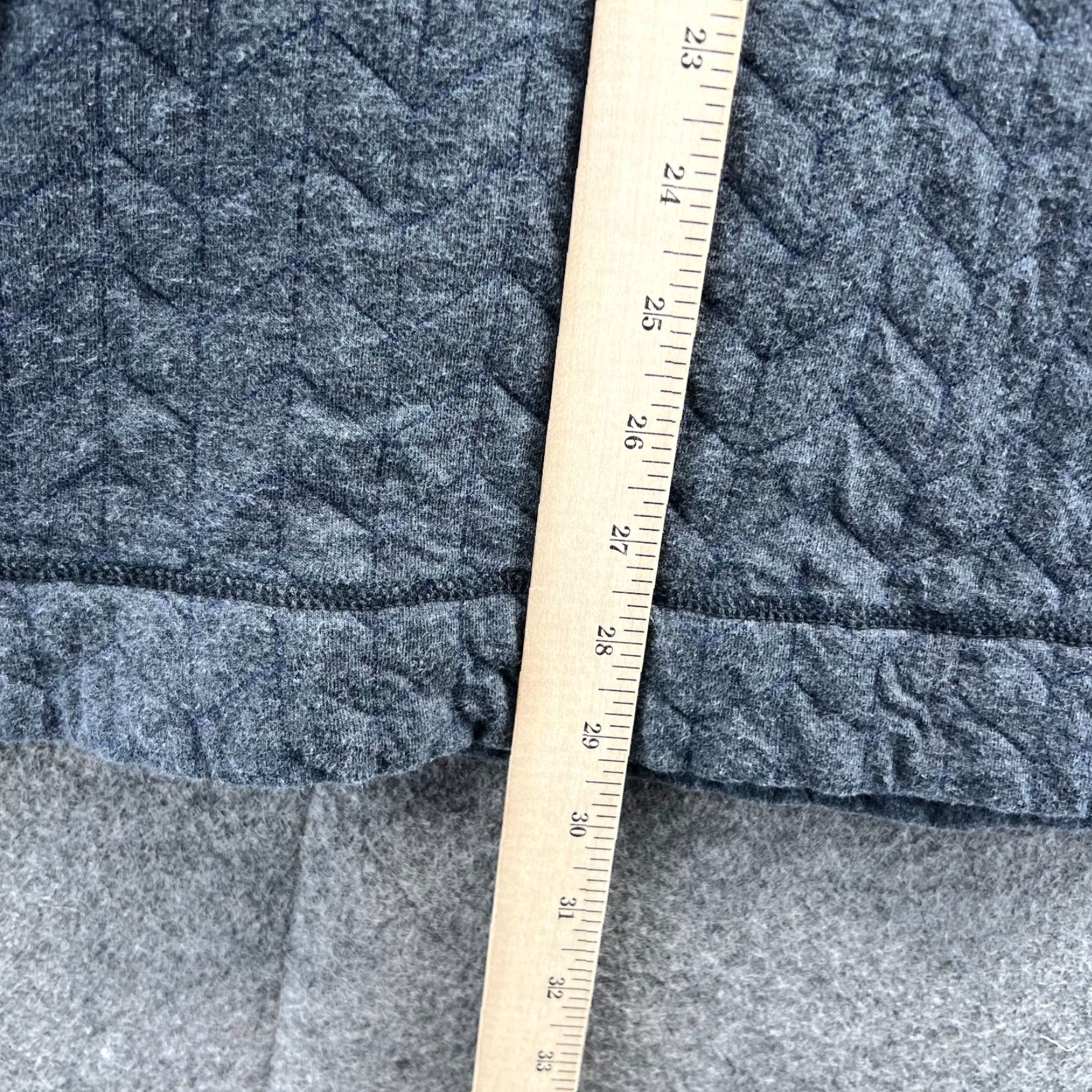 Tommy Bahama Tommy Bahama Pullover Sweater Men XXL Gray Quilted Cotton Blend Mock Neck Cardigan? Size US XXL / EU 58 / 5 - 4 Thumbnail