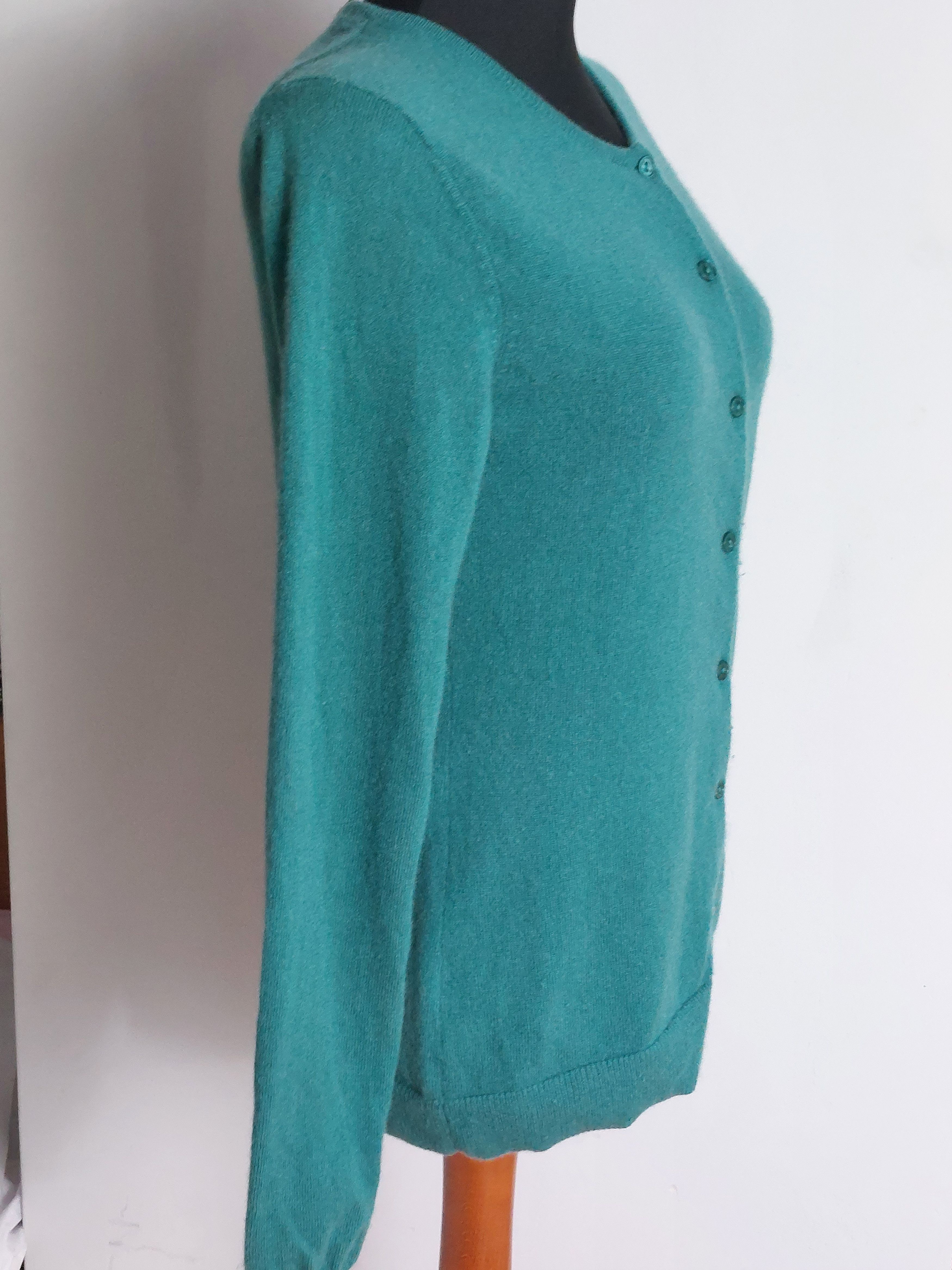 Other 100% Cashmer Cardigan Petrol Size M / US 6-8 / IT 42-44 - 4 Thumbnail