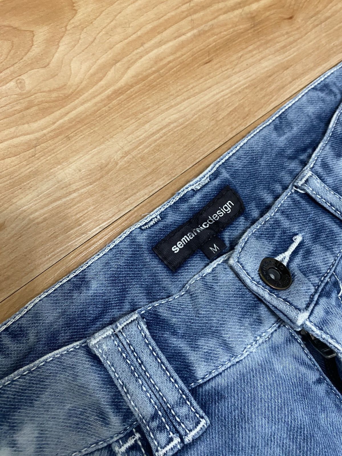 Japanese Brand × Seditionaries × semanticdesign Semantic design faded distressed style skinny jeans Size US 31 - 6 Thumbnail