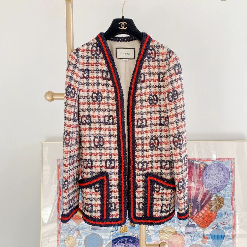 Gucci Gucci Tweed coat 2504-Nextarrow Size XS / US 0-2 / IT 36-38 - 1 Thumbnail