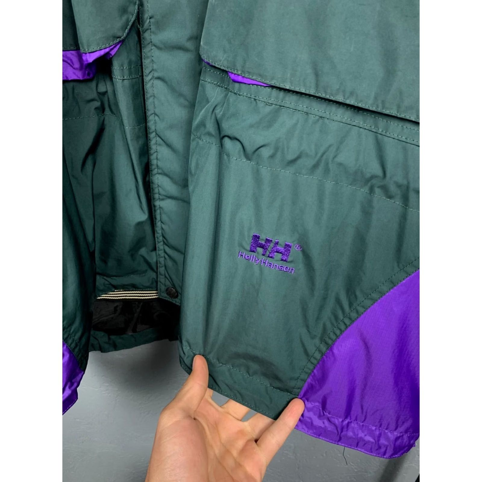 Helly Hansen Helly Hansen Windbreaker Jacket Mens XL Purple Vintage Size US XL / EU 56 / 4 - 6 Thumbnail