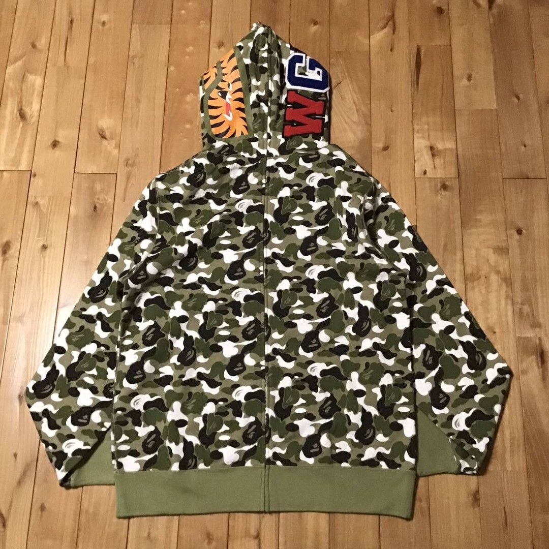 Bape 2024 🔥ZOZO Store Camo🔥 BAPE shark full zip hoodie APE Size US XL / EU 56 / 4 - 3 Thumbnail