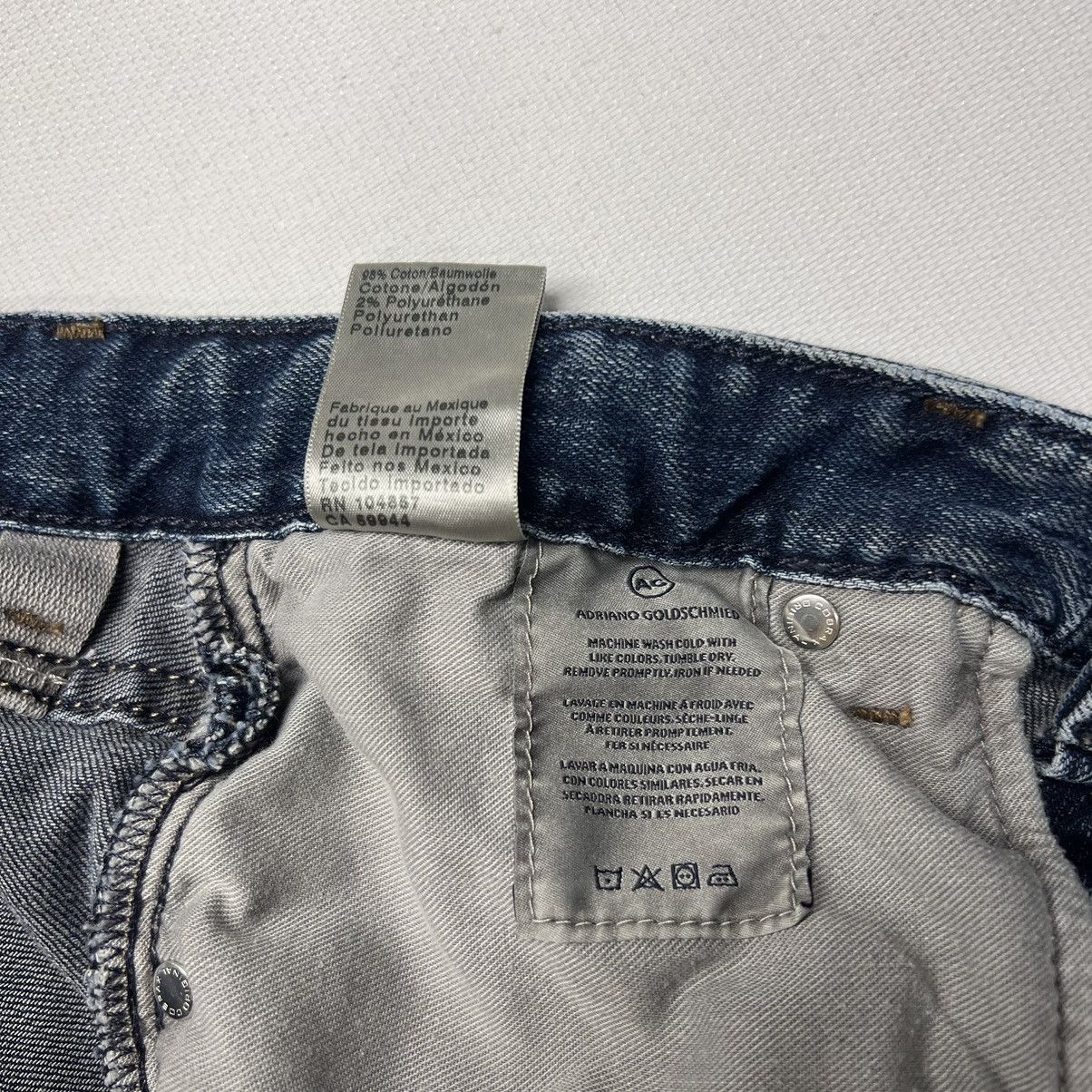 AG Adriano Goldschmied AG Jeans Blue Alexxis Slim High Rise Vintage Denim Faded Size 32" / US 10 / IT 46 - 11 Thumbnail