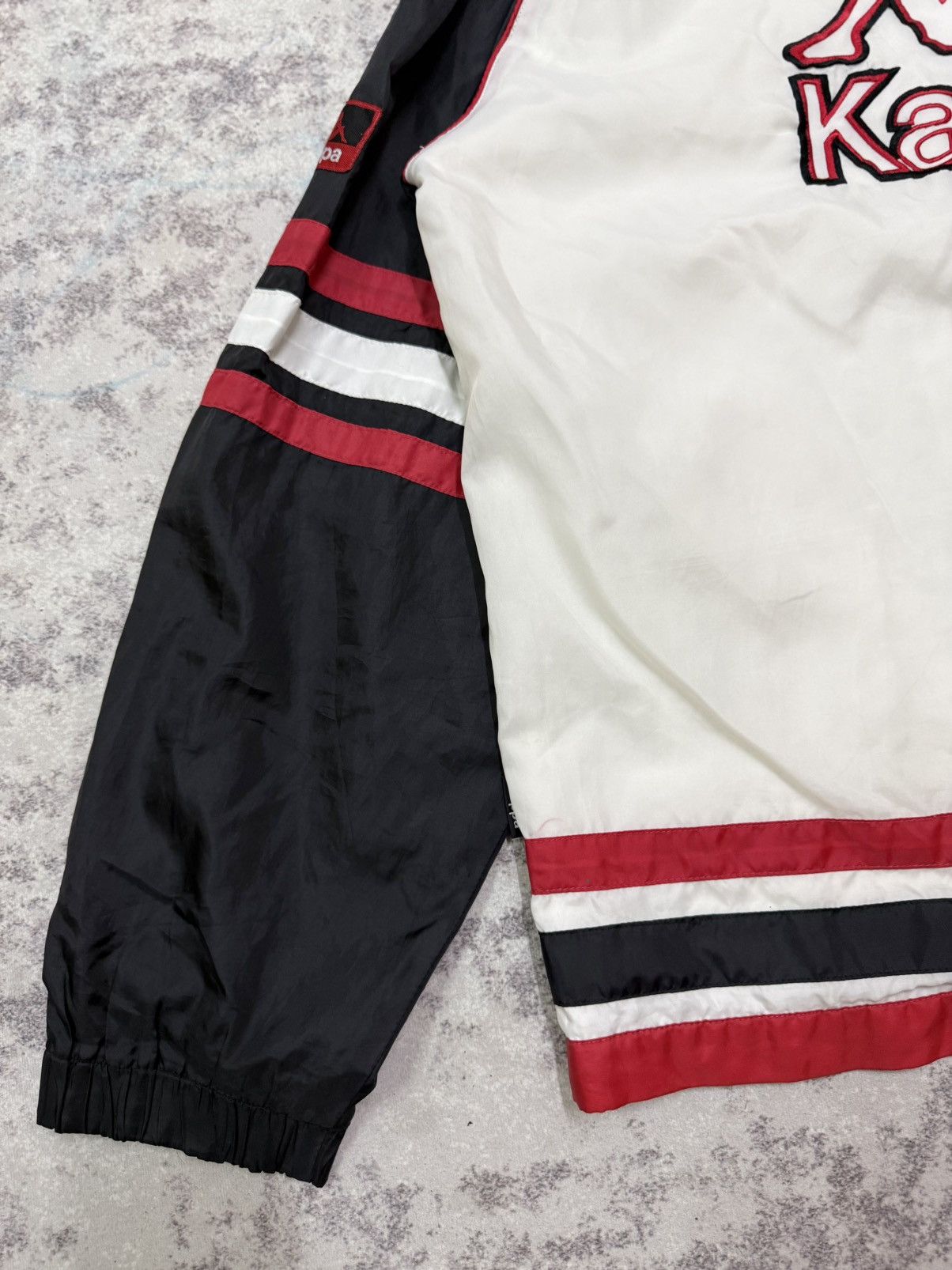 Kappa Vintage 90s Kappa Embroidery Logo Windbreaker Jacket Size US XXL / EU 58 / 5 - 15 Thumbnail