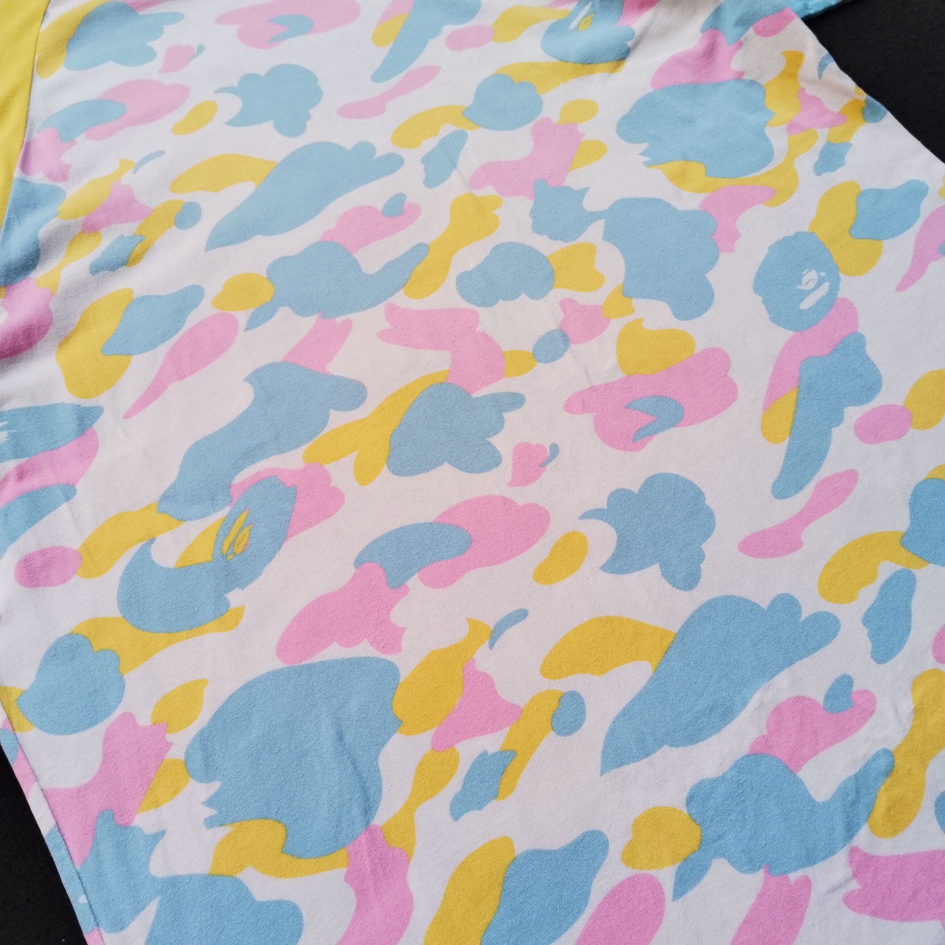 Bape Cotton Candy Camo Pastel Tee (2006) Size US L / EU 52-54 / 3 - 6 Thumbnail