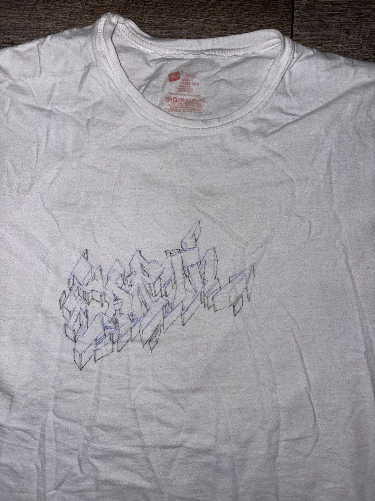 Other Drawn - “Earth” Graffiti T shirt - Size L Size US L / EU 52-54 / 3 - 2 Thumbnail