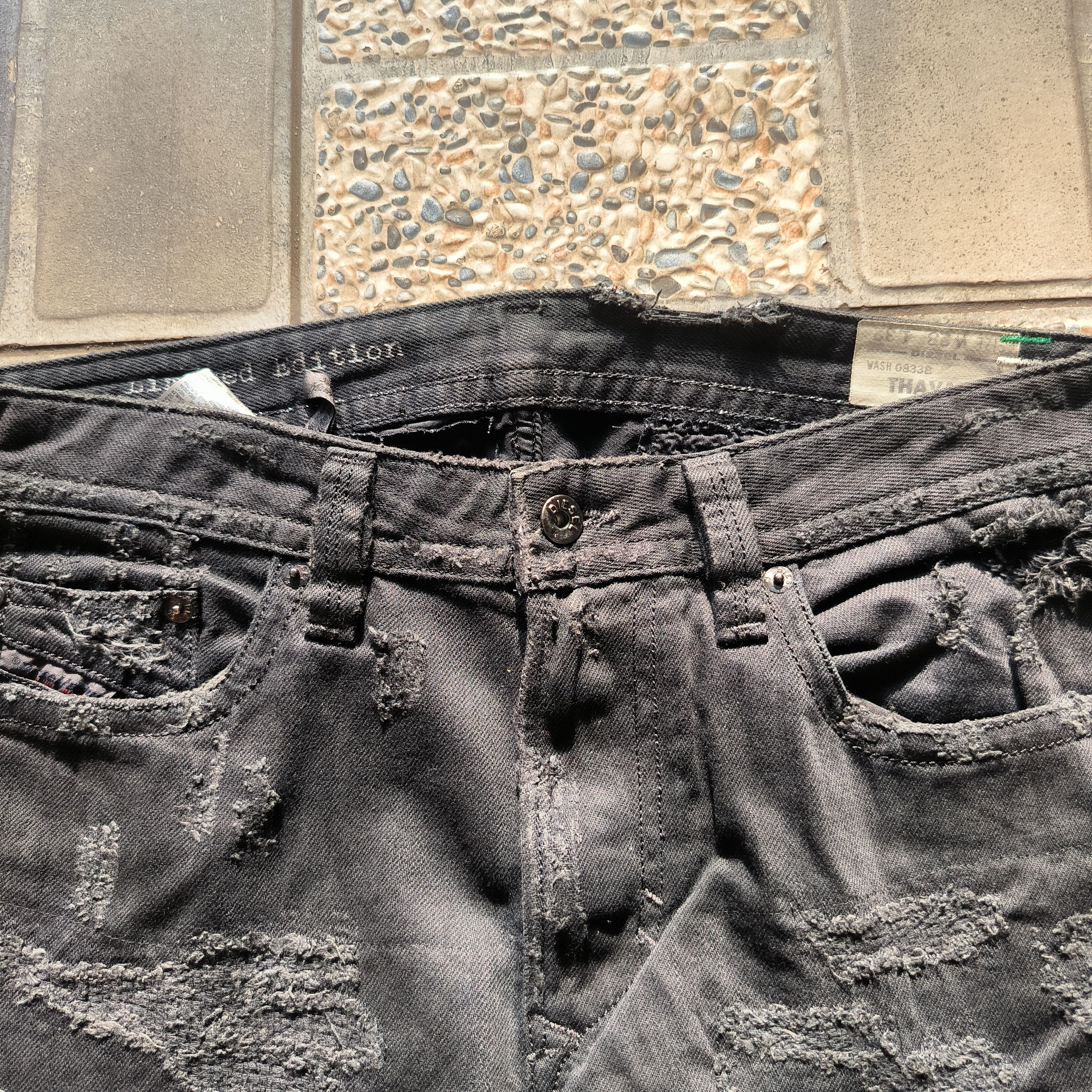 Diesel Archive Diesel Distressed Undercover Style Jeans Size US 30 / EU 46 - 3 Thumbnail