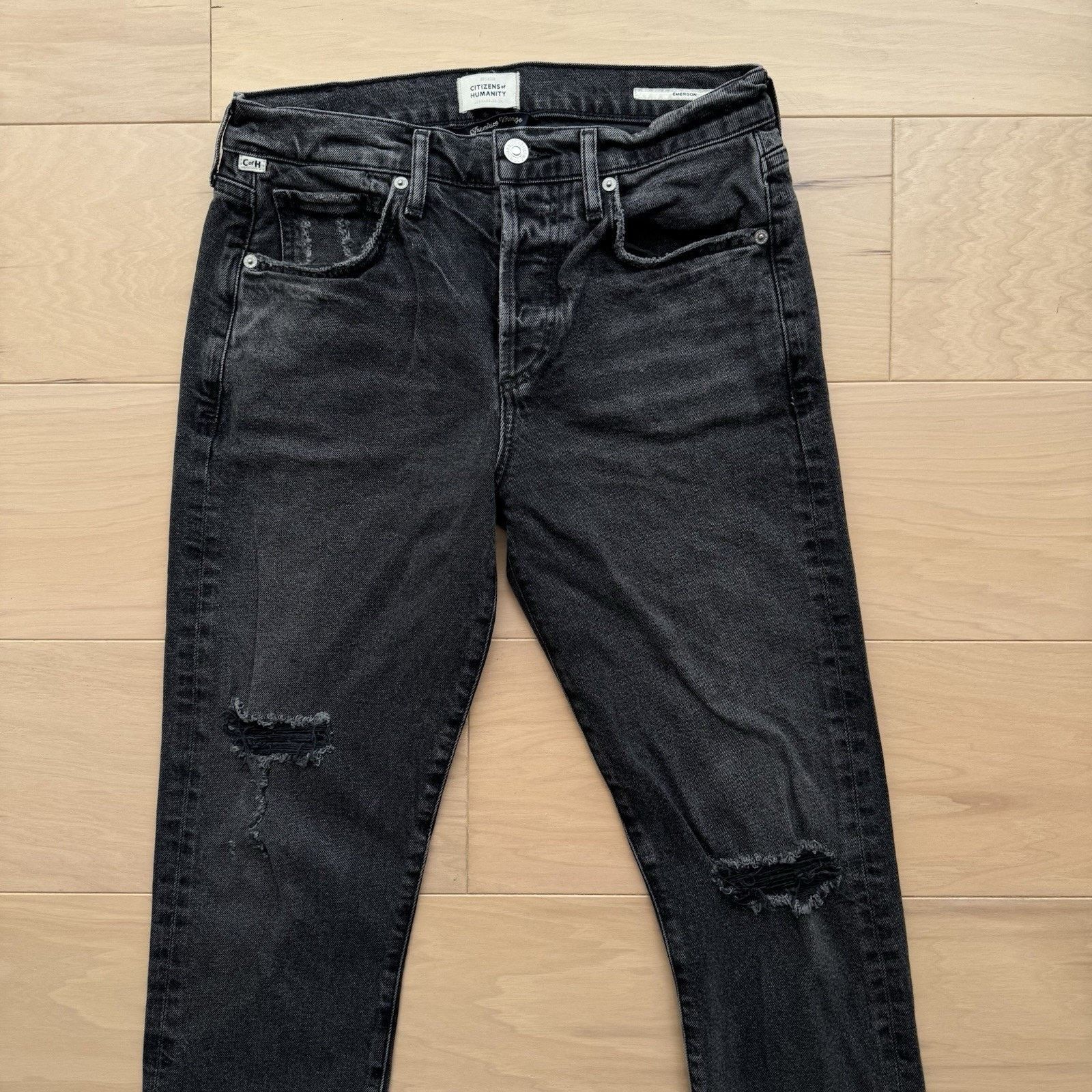 Citizens Of Humanity Citizens of Humanity Jeans Women's 28 Black Premium Vintage Size 28" / US 6 / IT 42 - 3 Thumbnail